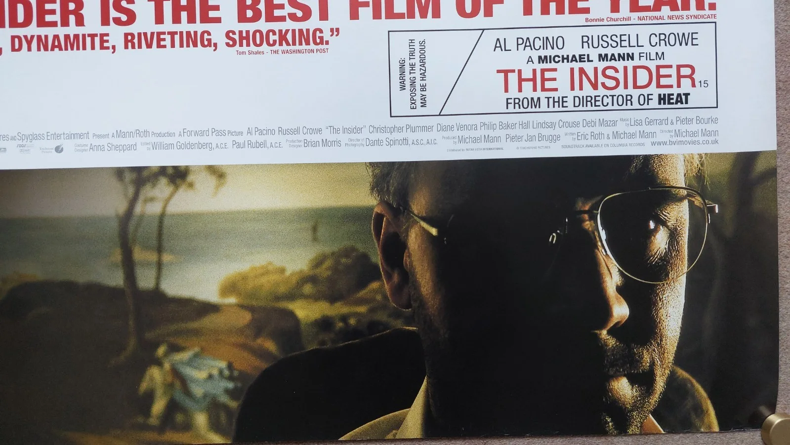 The Insider Original UK Quad Poster, image 4