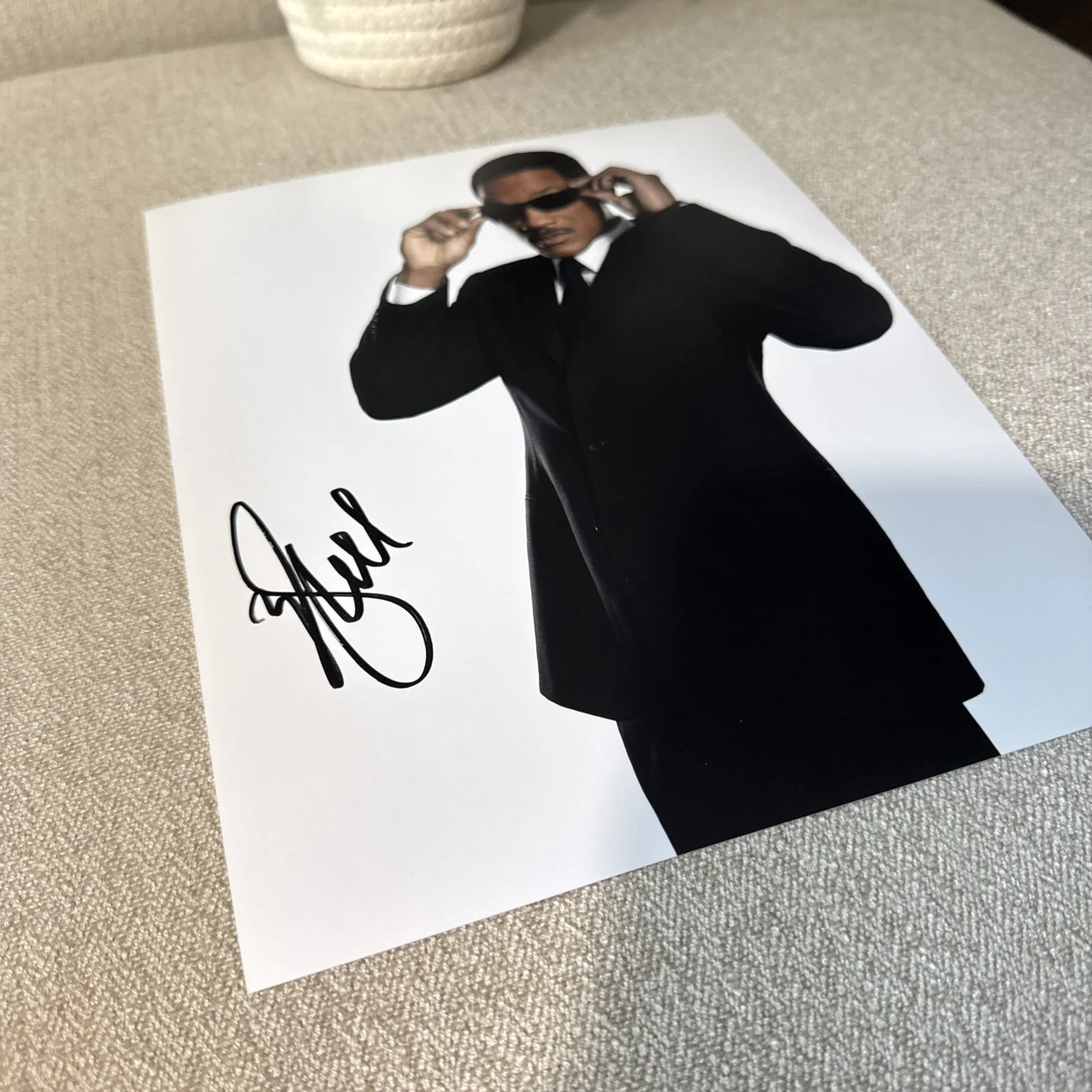 Will Smith Autographed Men In Black 8x10 Signed Autographed Photo w/COA Holo !, image 2