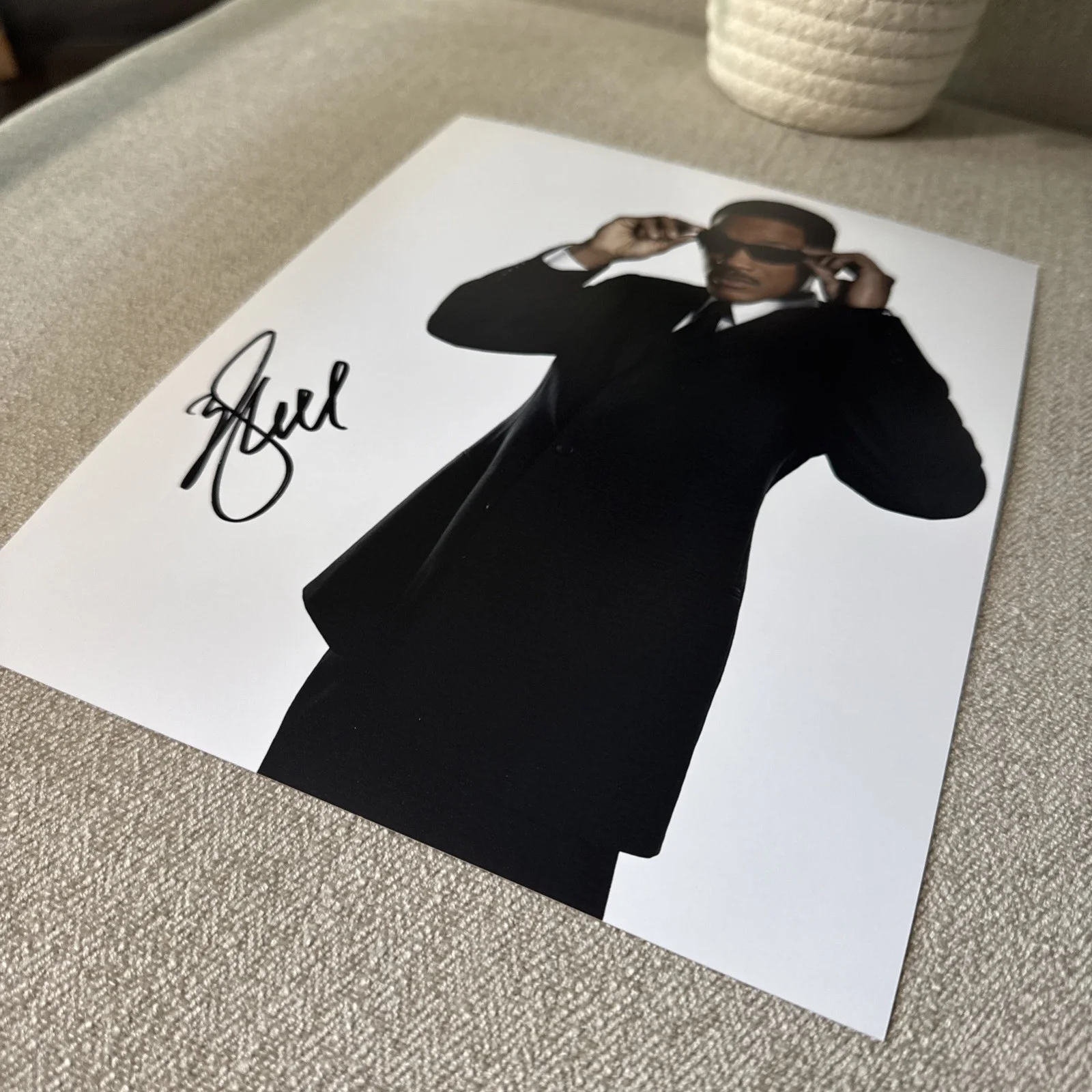 Will Smith Autographed Men In Black 8x10 Signed Autographed Photo w/COA Holo !, image 3