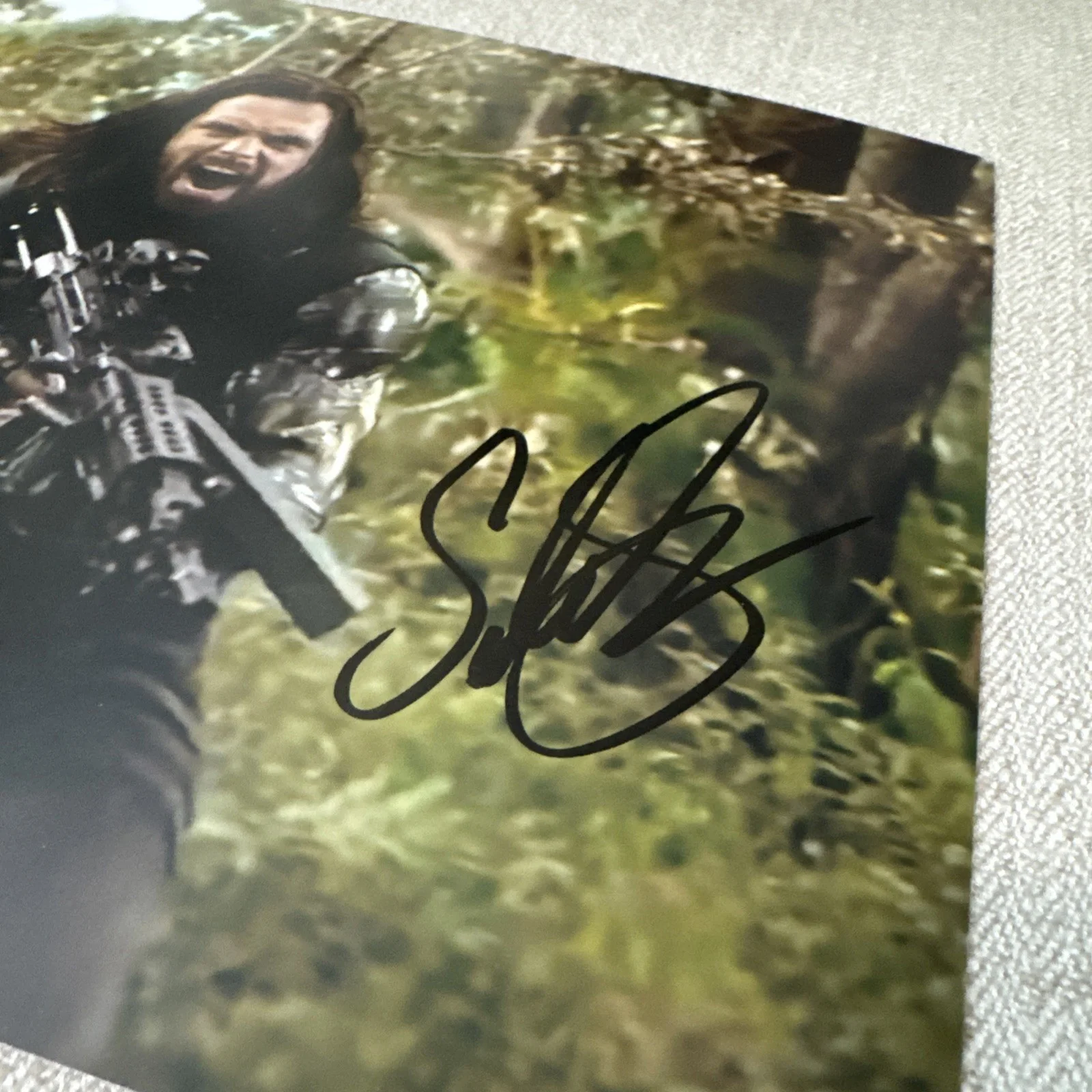 Sebastian stan — Sebastian Stan Signed 8x10 Winter Soldier Captain America Marvel w/COA & Holo !!, image 4