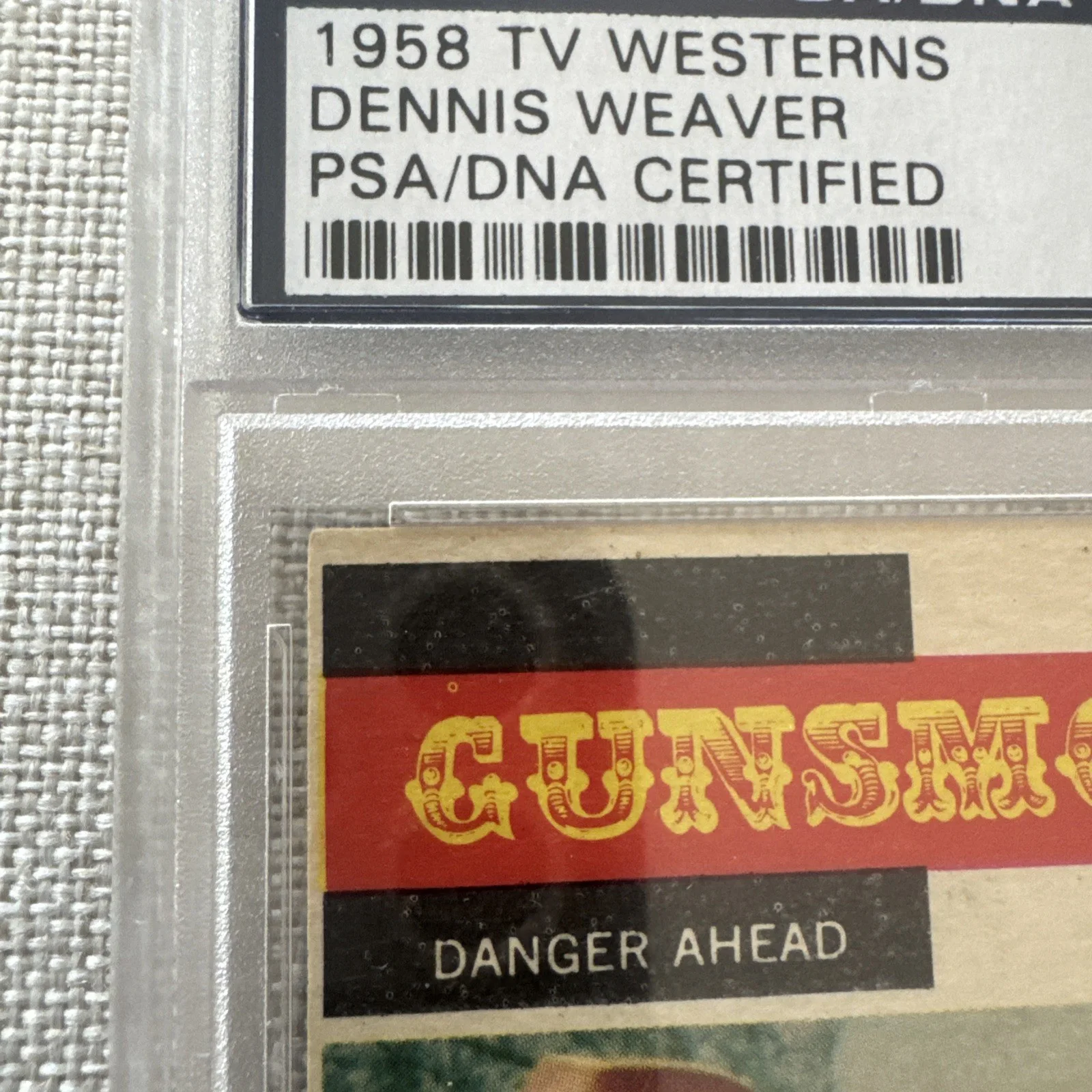 Dennis weaver — 1958 TV Westerns Dennis Weaver 8 PSA DNA Autograph Signed, изображение 5