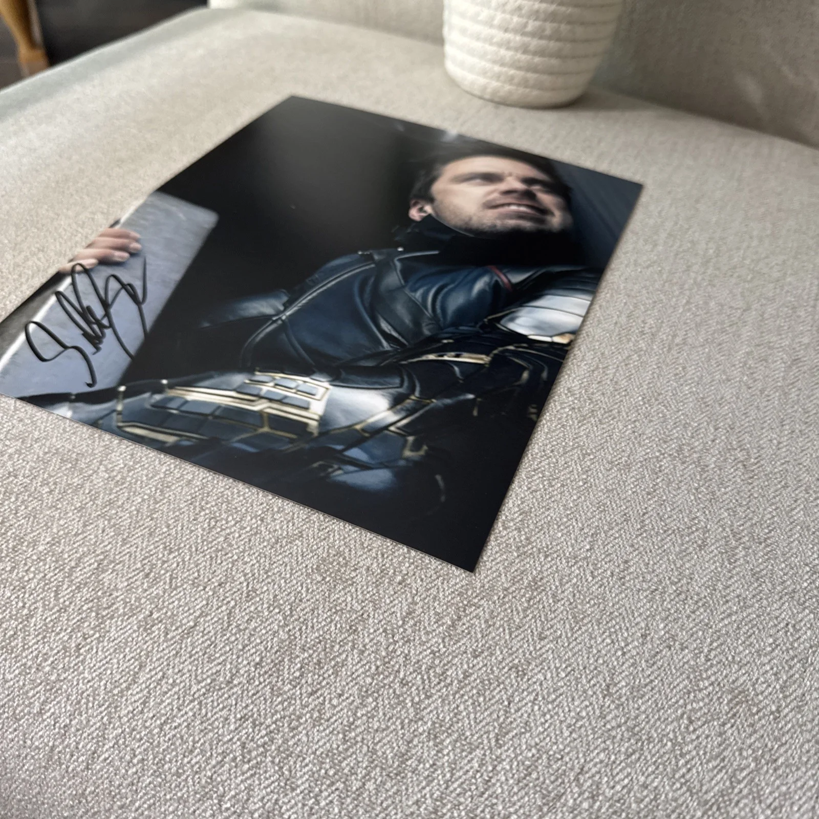 Sebastian stan — Sebastian Stan Signed 8x10 Winter Soldier Captain America Marvel w/COA & Holo !!, image 3