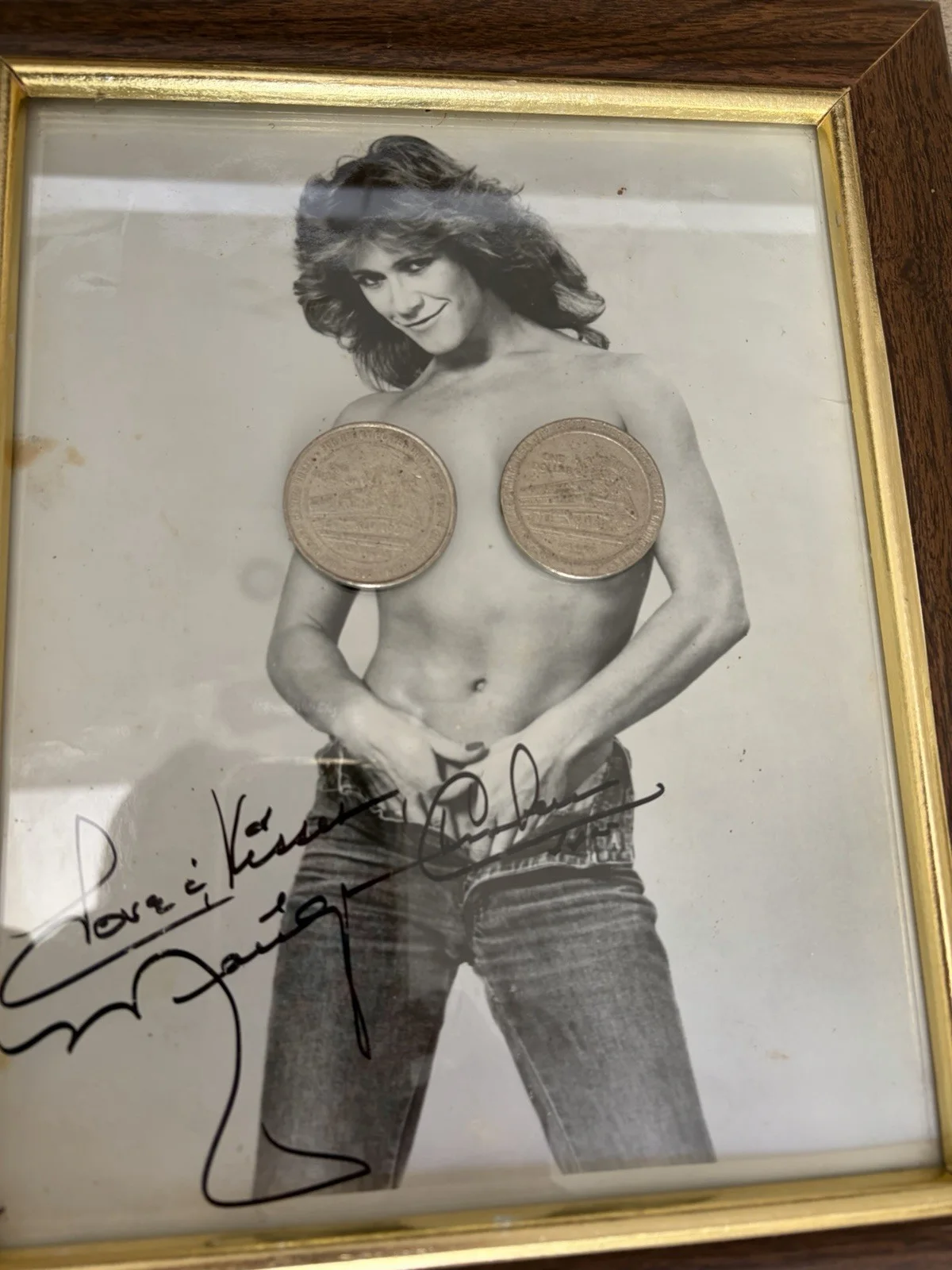 M Chambers — Marilyn Chambers Signed Photo 8x10 Actress Model Autograph, image 2
