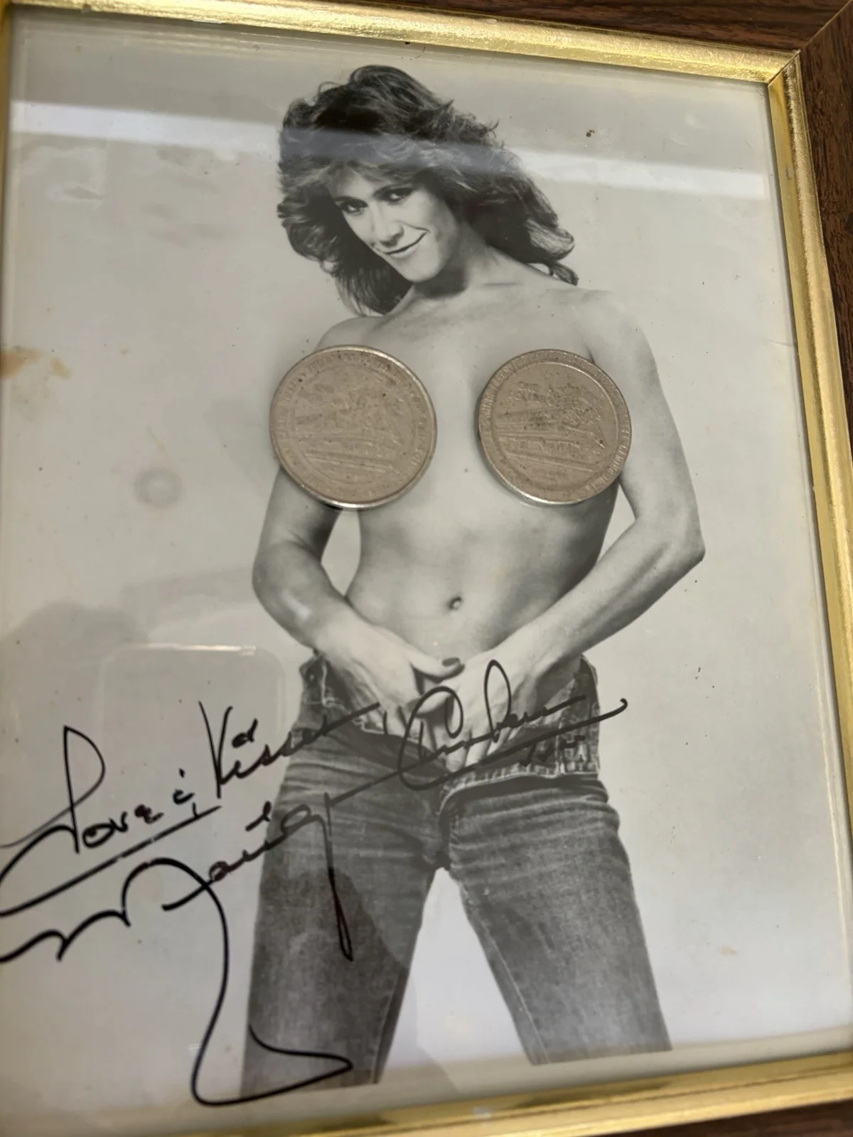 M Chambers — Marilyn Chambers Signed Photo 8x10 Actress Model Autograph, image 3