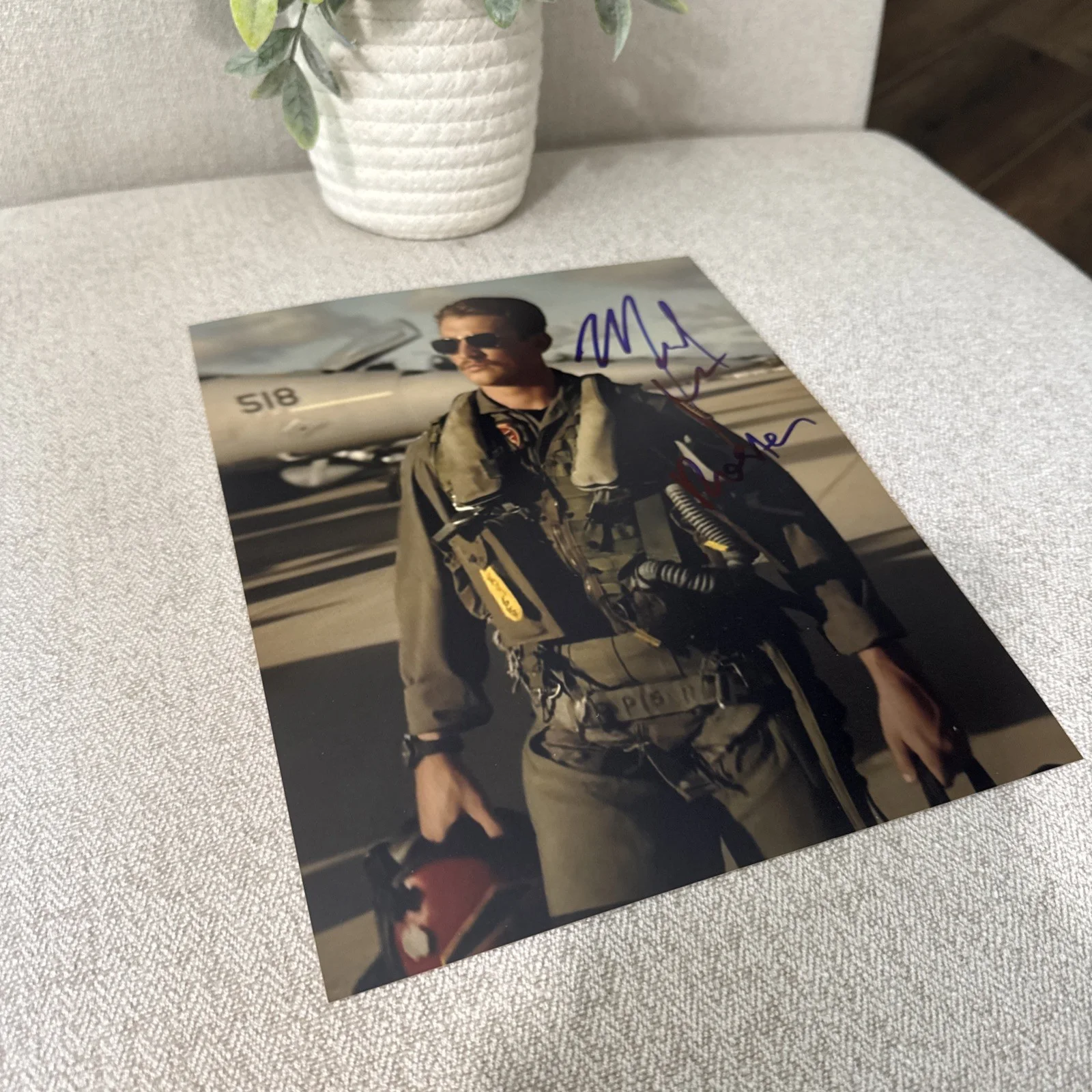 Miles Teller Signed 8x10 Photo Autographed Top Gun: Maverick Rooster w/COA Holo, изображение 2