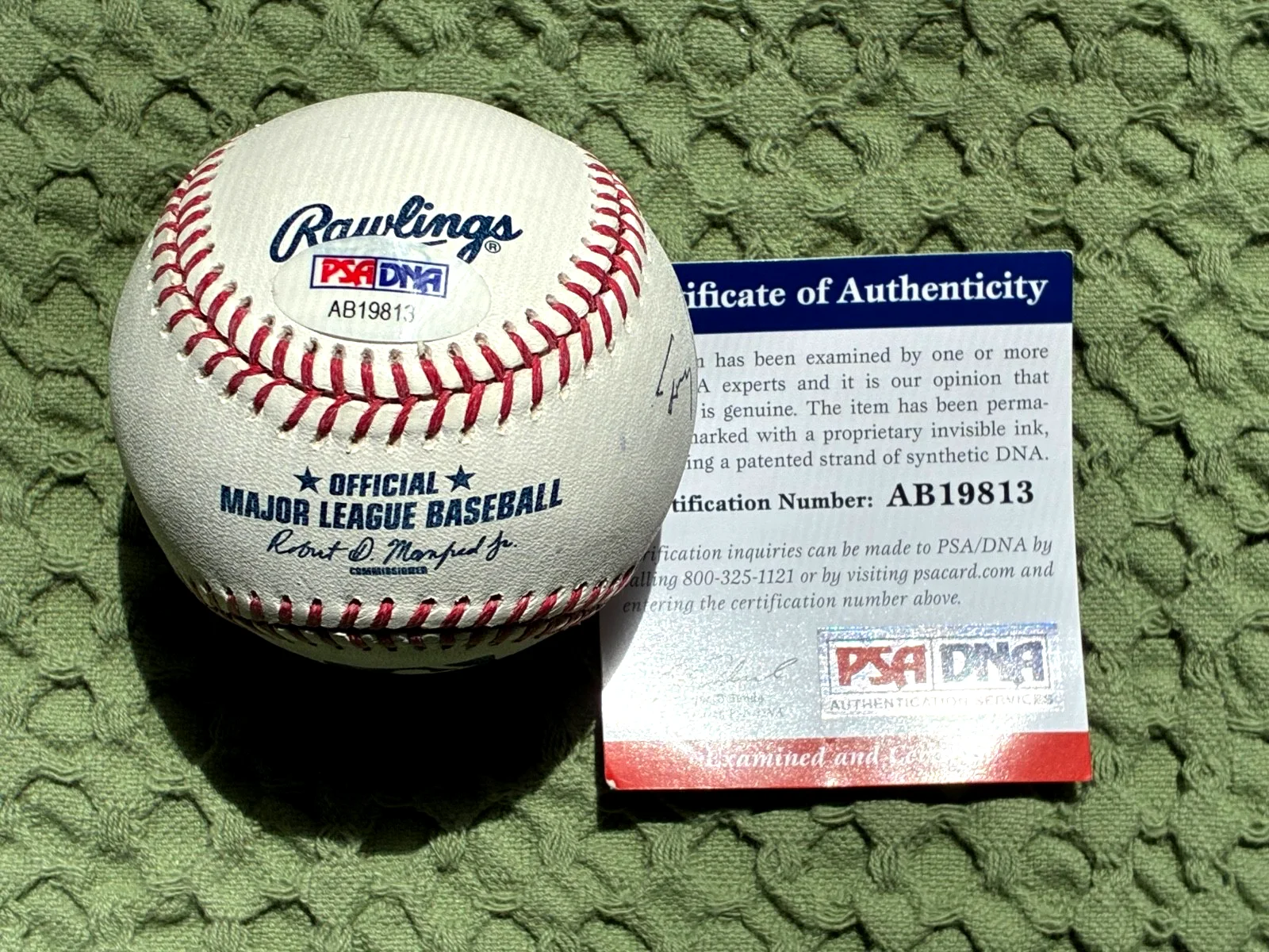 Tony Bennett Music Legend Single Signed Beautiful Manfred Baseball PSA COA, image 2