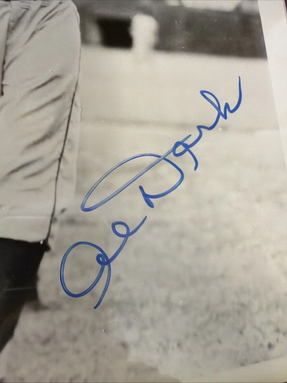 Alvin Dark Autographed 8 x 10 B & W Photo New York Giants, image 2