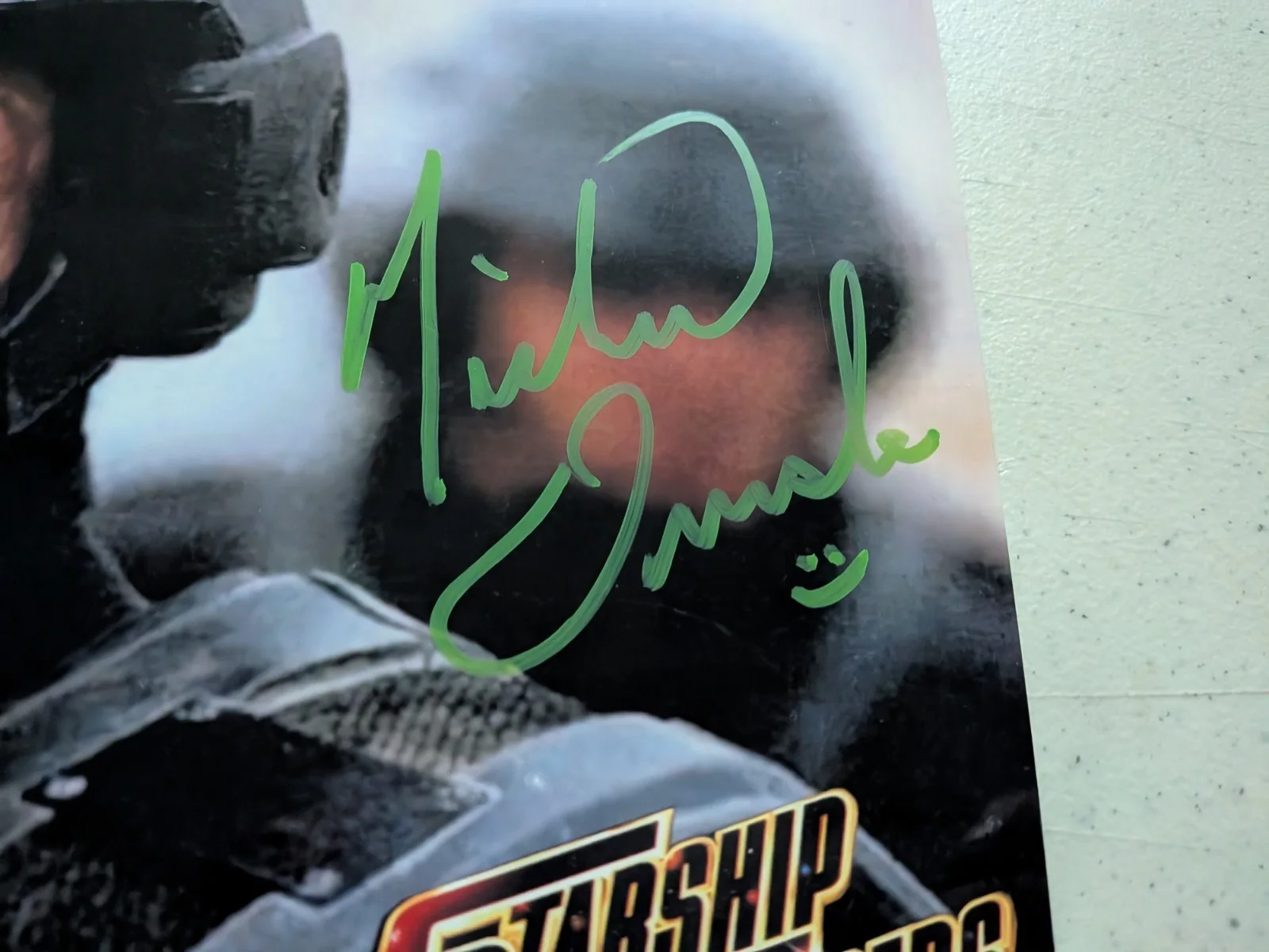MICHAEL IRONSIDE Signed 8x10 Photo StarShip Trooper Jean Rasczak JSA COA Ag, image 2