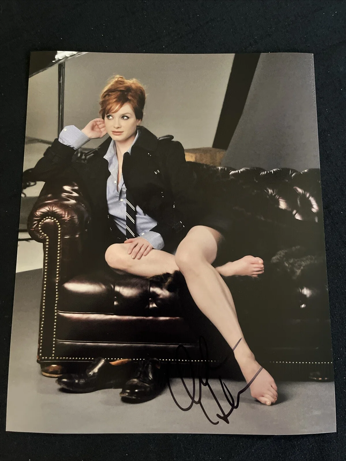 Christina Hendricks — Christina Hendricks MAD MEN Signed Photograph Autograph 8x10 Photo COA Rare