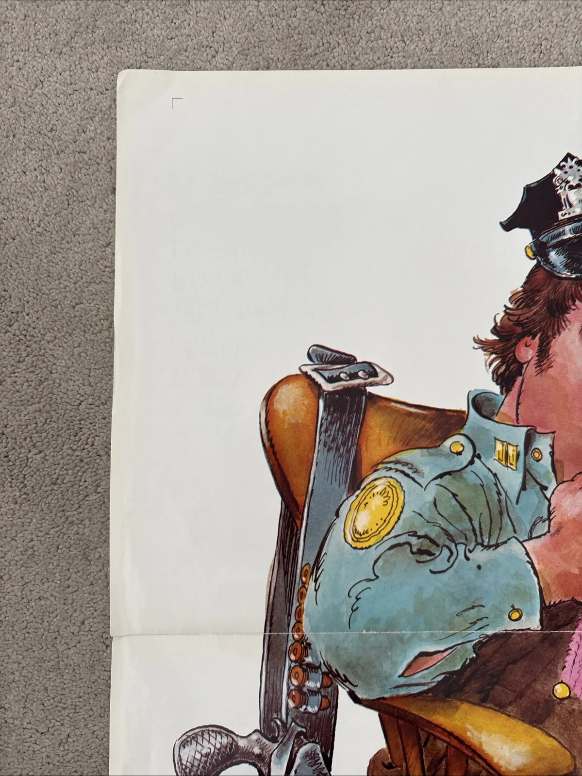 What Do I Tell The Boys At The Station (1972) Original US One Sheet Poster, изображение 2