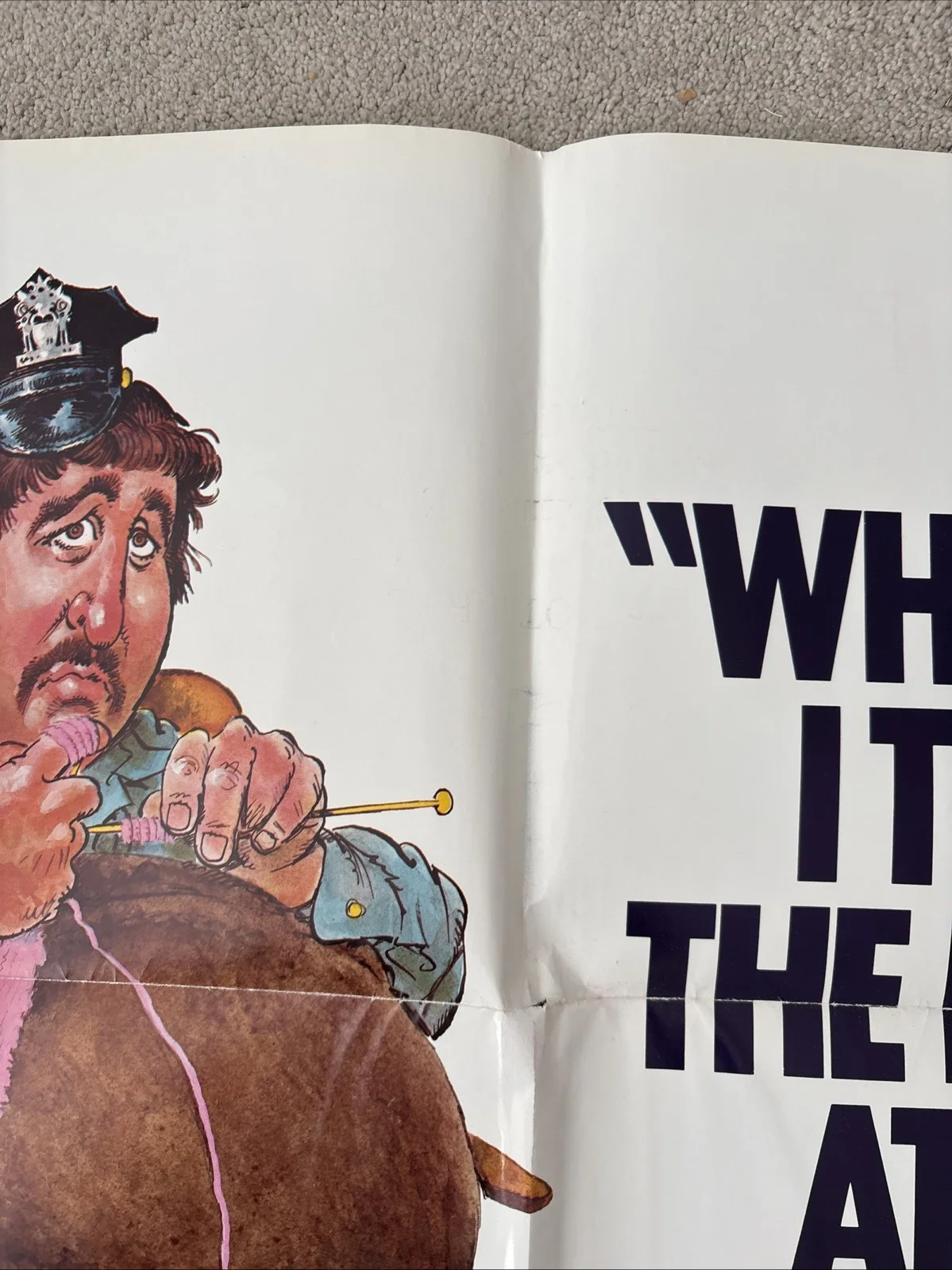 What Do I Tell The Boys At The Station (1972) Original US One Sheet Poster, изображение 3