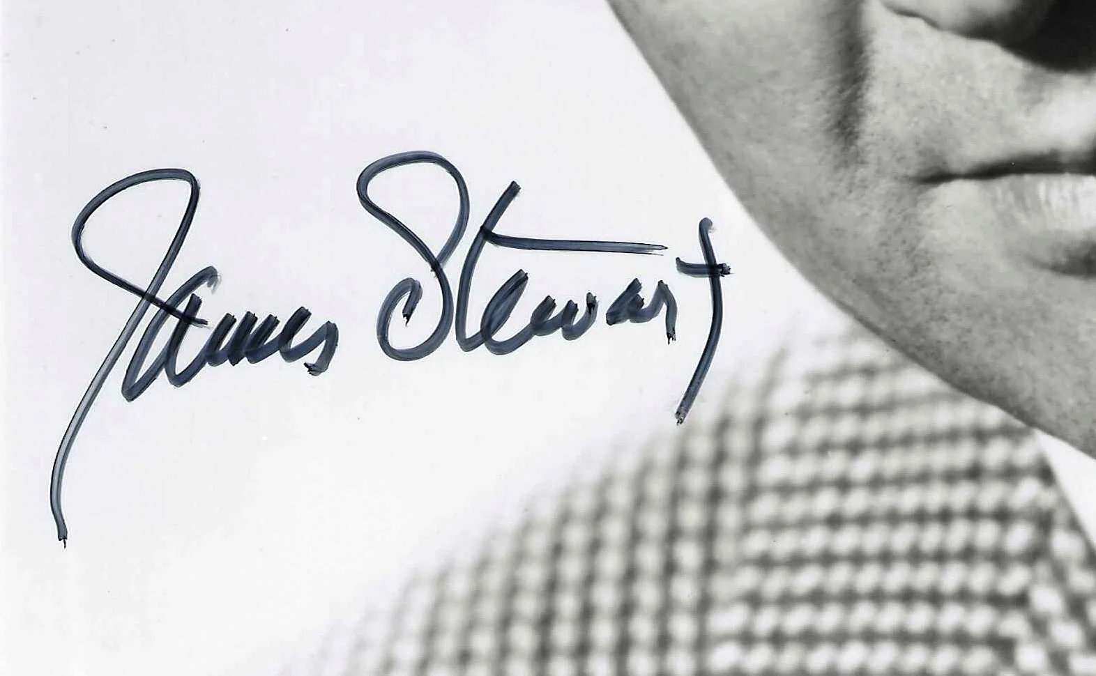 jimmy stewart — JIMMY STEWART signed 8x10 w. COA - Man Who Shot Liberty Valence, HARVEY, Vertigo, изображение 2