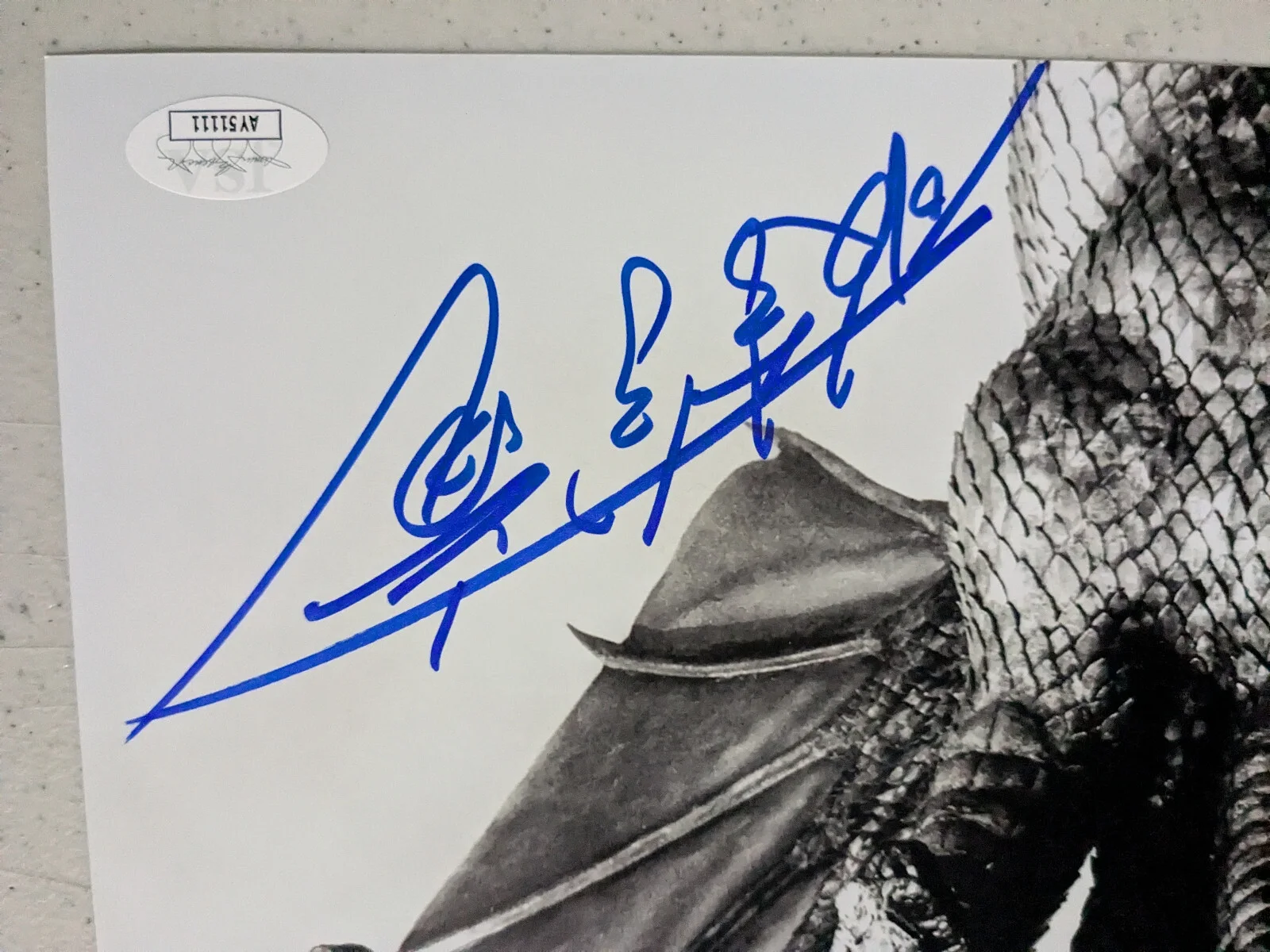 Hariken Ryu — Hariken Hurricane Ryu Signed GODZILLA 8x10 Photo Suit Actor JSA COA G, изображение 2