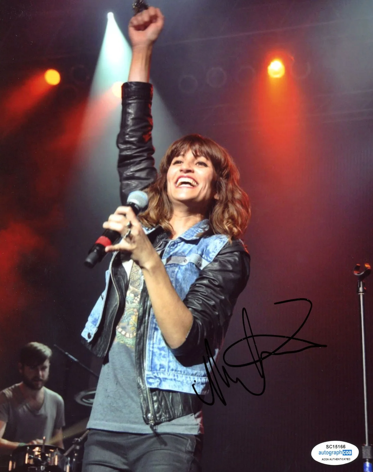 MARTINA SORBARA - Dragonette — Martina Sorbara signed "DRAGONETTE" 8x10 Photo HELLO b SINGER Sexy Hot ACOA COA, image 3
