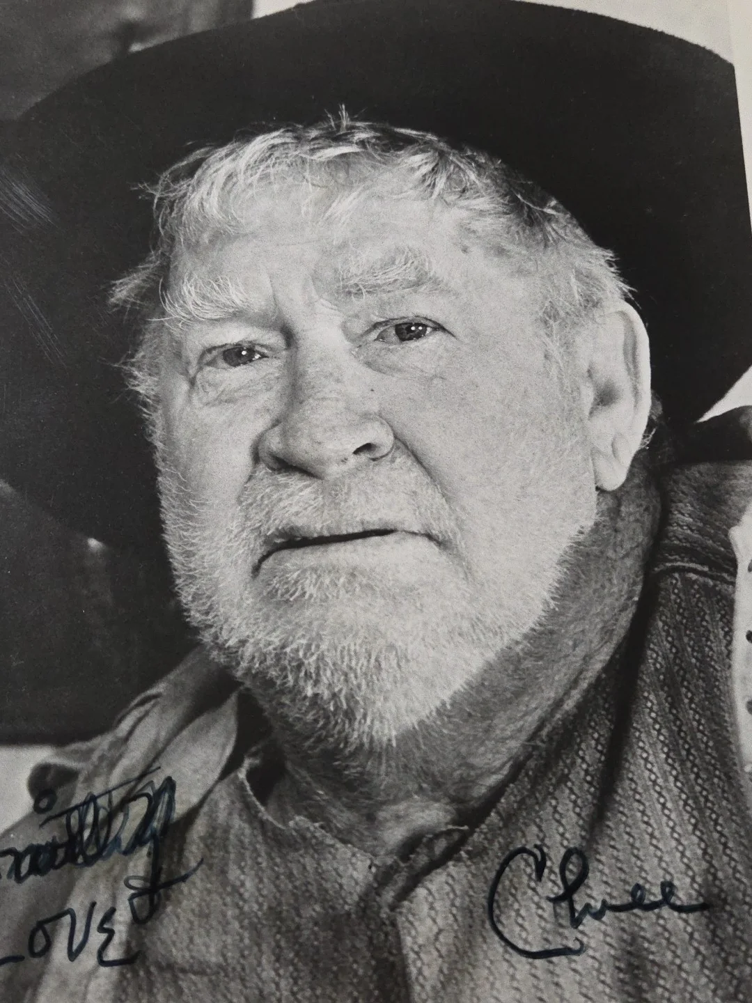 Chill Wills — Chill Wills Autographed Vintage 8×10 Photo – The Outfit (1973) MGM, изображение 2