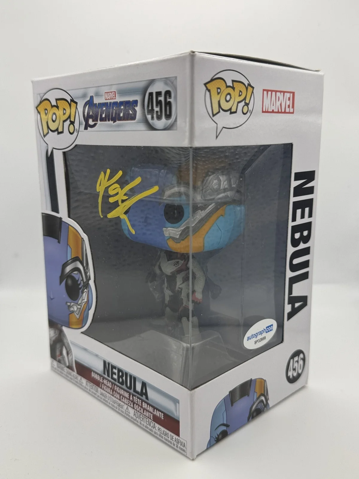 Karen Gillan — Karen Gillan "Avengers" AUTOGRAPH Signed 'Nebula' 456 Funko Pop Figure ACOA