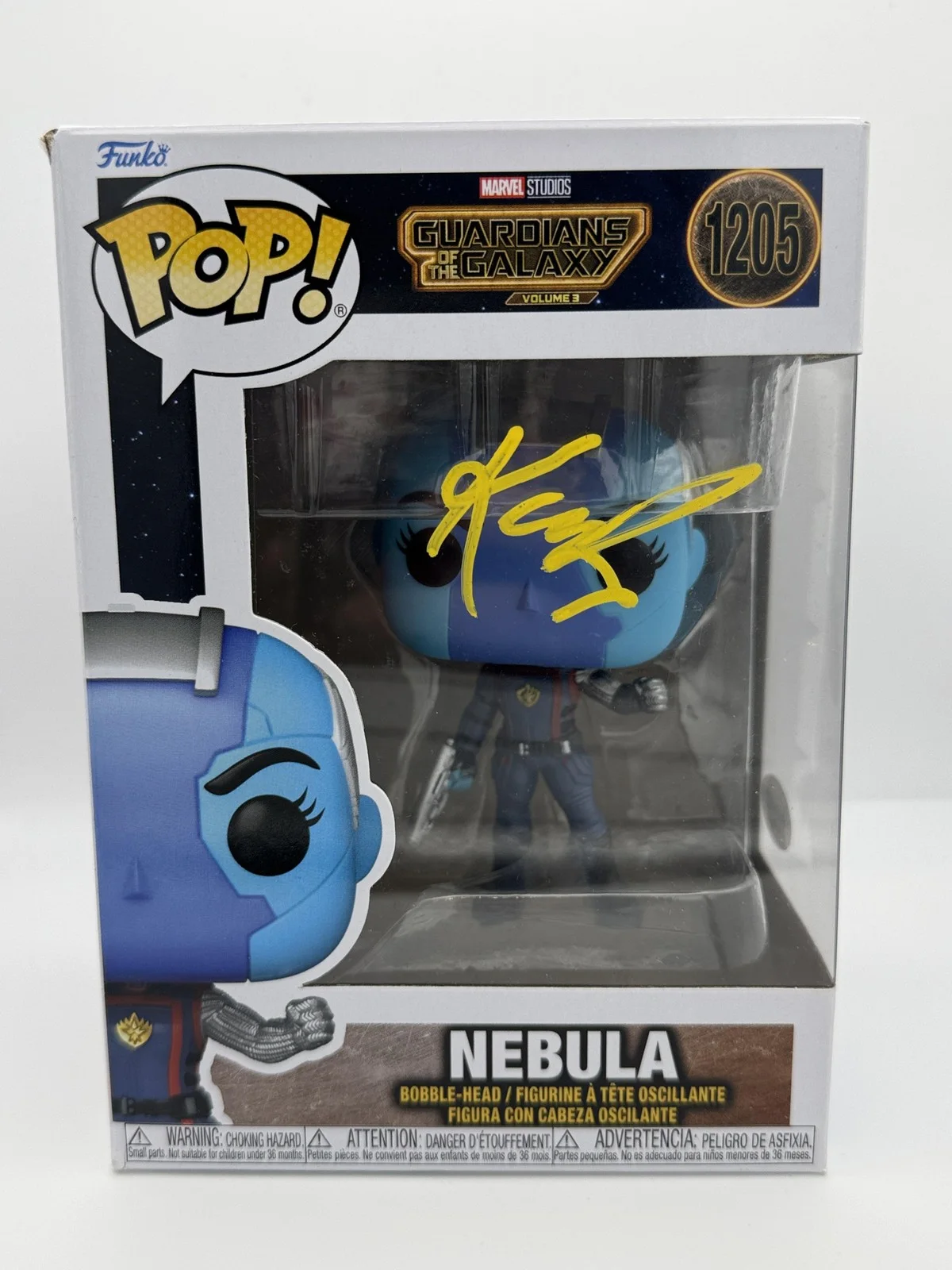 Karen Gillan — Karen Gillan "Guardians of the Galaxy" AUTOGRAPH Signed 'Nebula' 1205 Funko Pop