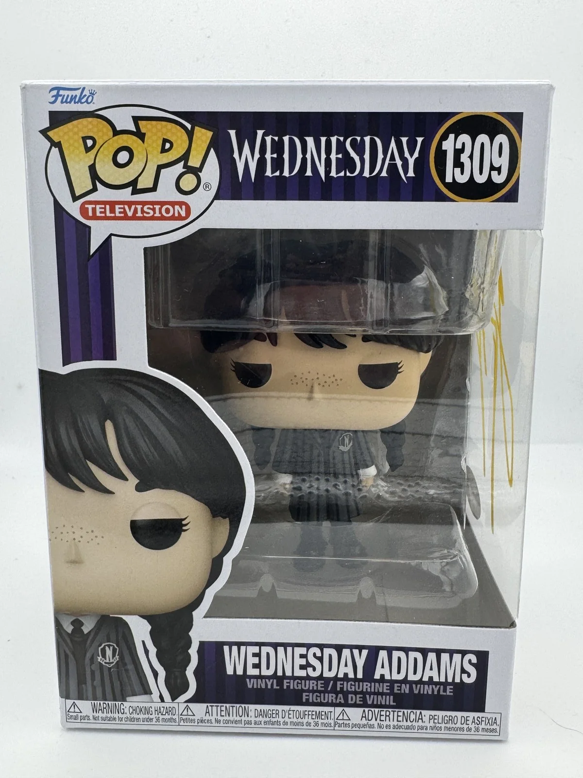 Jenna Ortega — Jenna Ortega "Wednesday" AUTOGRAPH Signed 'Wednesday Addams' 1309 Funko Pop ACOA, image 2