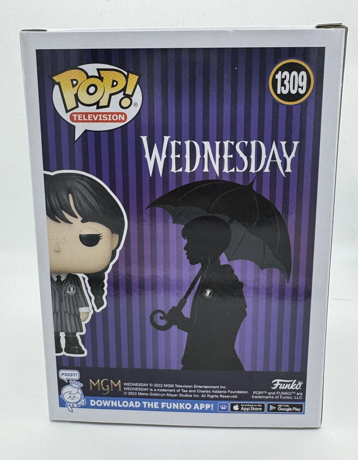 Jenna Ortega — Jenna Ortega "Wednesday" AUTOGRAPH Signed 'Wednesday Addams' 1309 Funko Pop ACOA, image 4