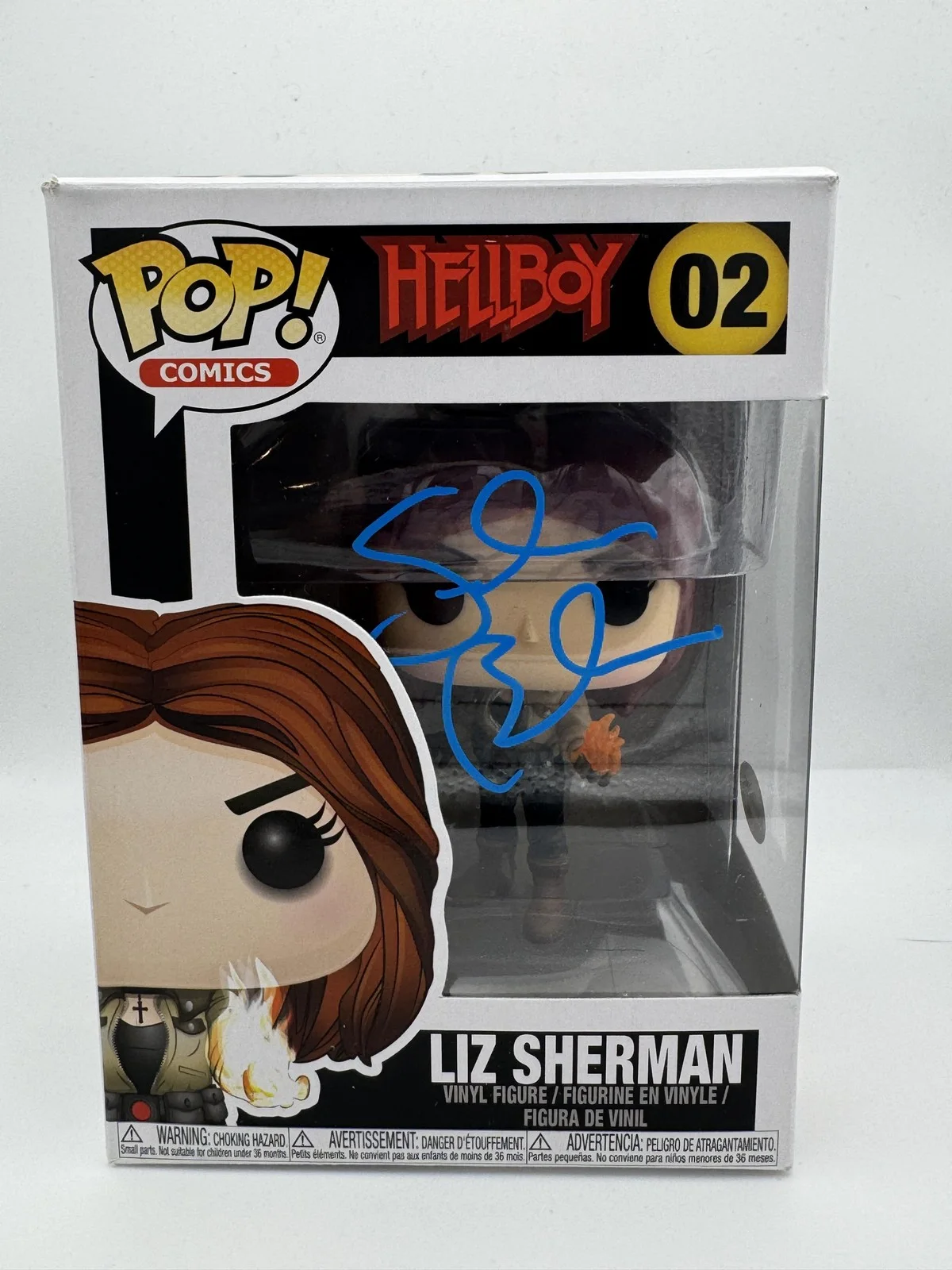 Selma Blair — Selma Blair "Hellboy" AUTOGRAPH Signedd 'Liz Sherman' 02 Funko Pop Figure B ACOA