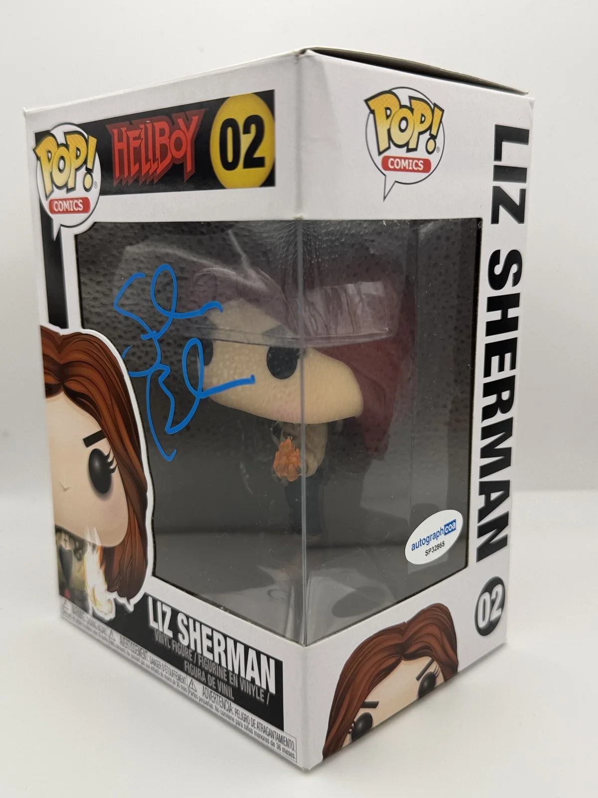 Selma Blair — Selma Blair "Hellboy" AUTOGRAPH Signedd 'Liz Sherman' 02 Funko Pop Figure B ACOA, изображение 2