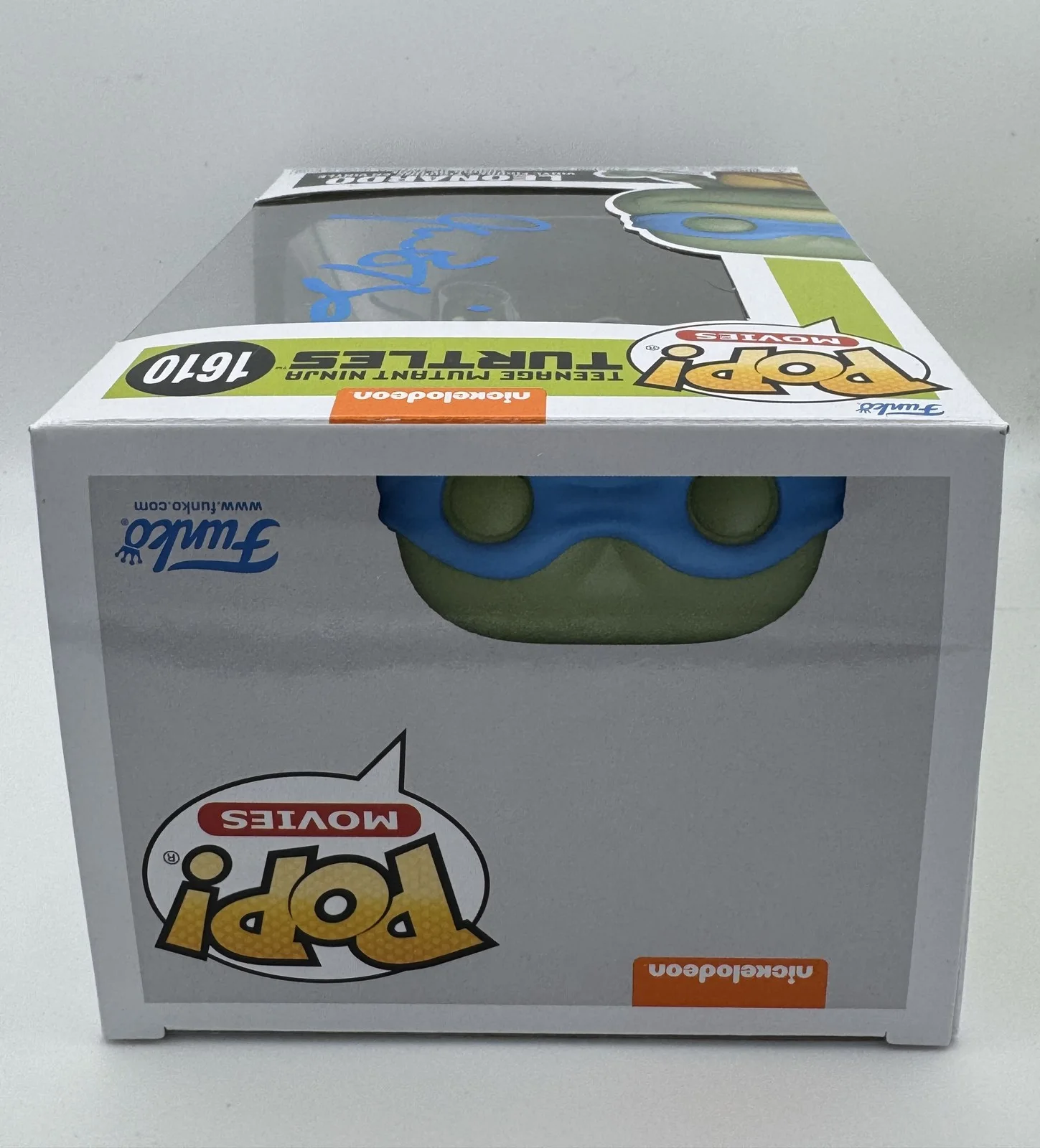 Jason Biggs — Jason Biggs "Teenage Mutant Ninja Turtles" SIGNED Leonardo 1610 Funko Pop C ACOA, изображение 3