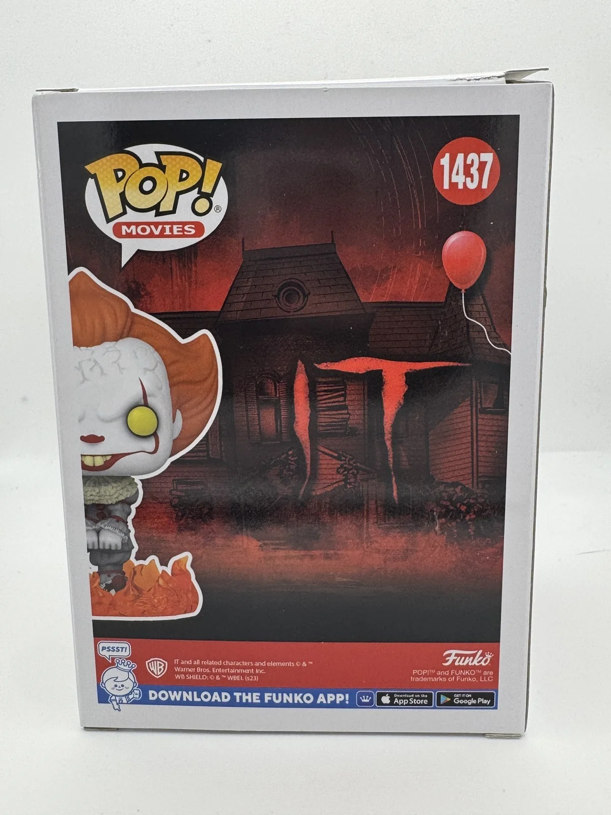 Jaeden Martell — Jaeden Martell "It" AUTOGRAPH Signed 'Pennywise' 1437 Funko Pop Figure ACOA, изображение 4