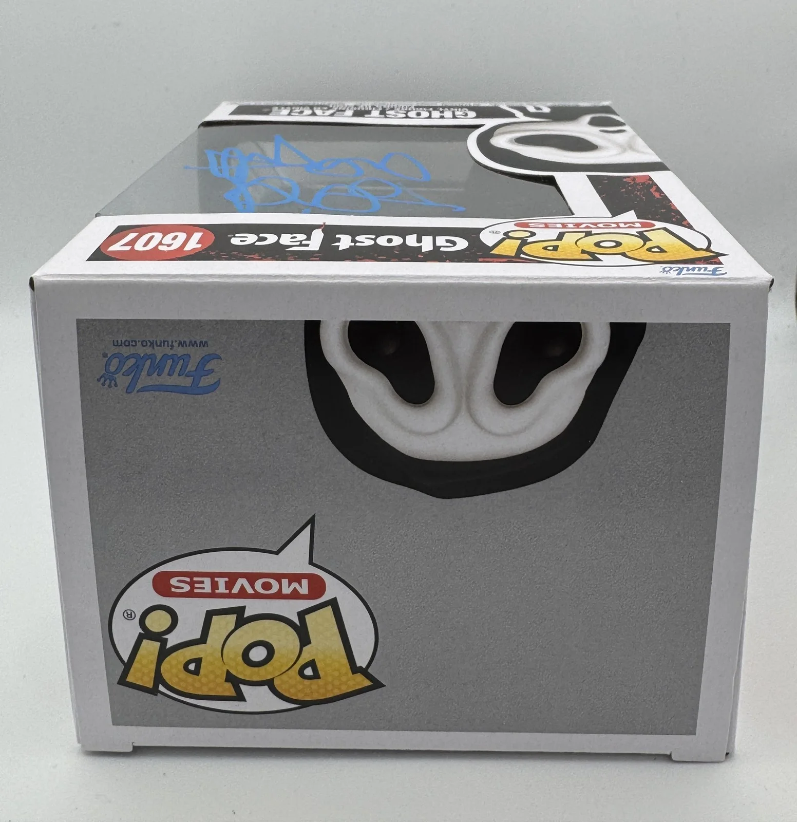 David Arquette — David Arquette "Scream" AUTOGRAPH Signed 'Ghost Face' 1607 Funko Pop Figure ACOA, изображение 3