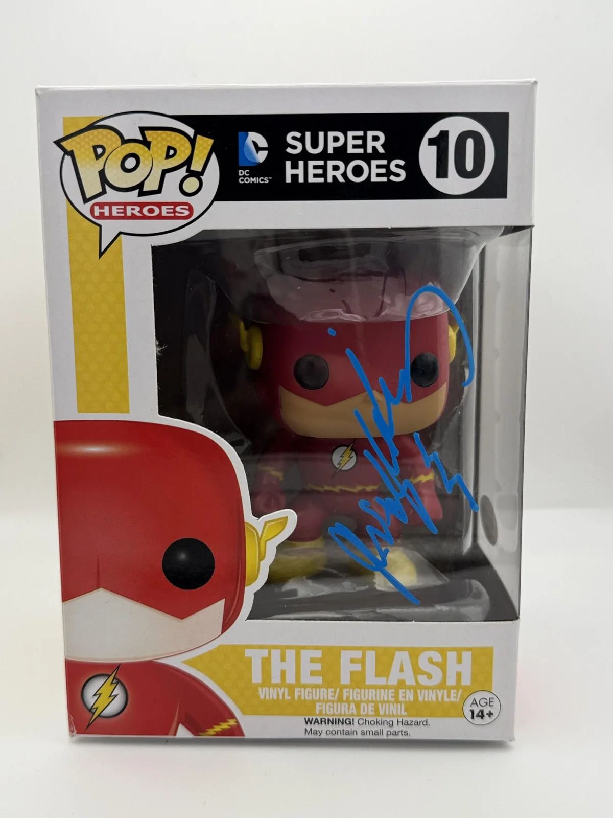 John Wesley Shipp — John Wesley Shipp "The Flash" AUTOGRAPH Signed DC Super Heroes 10 Funko Pop B