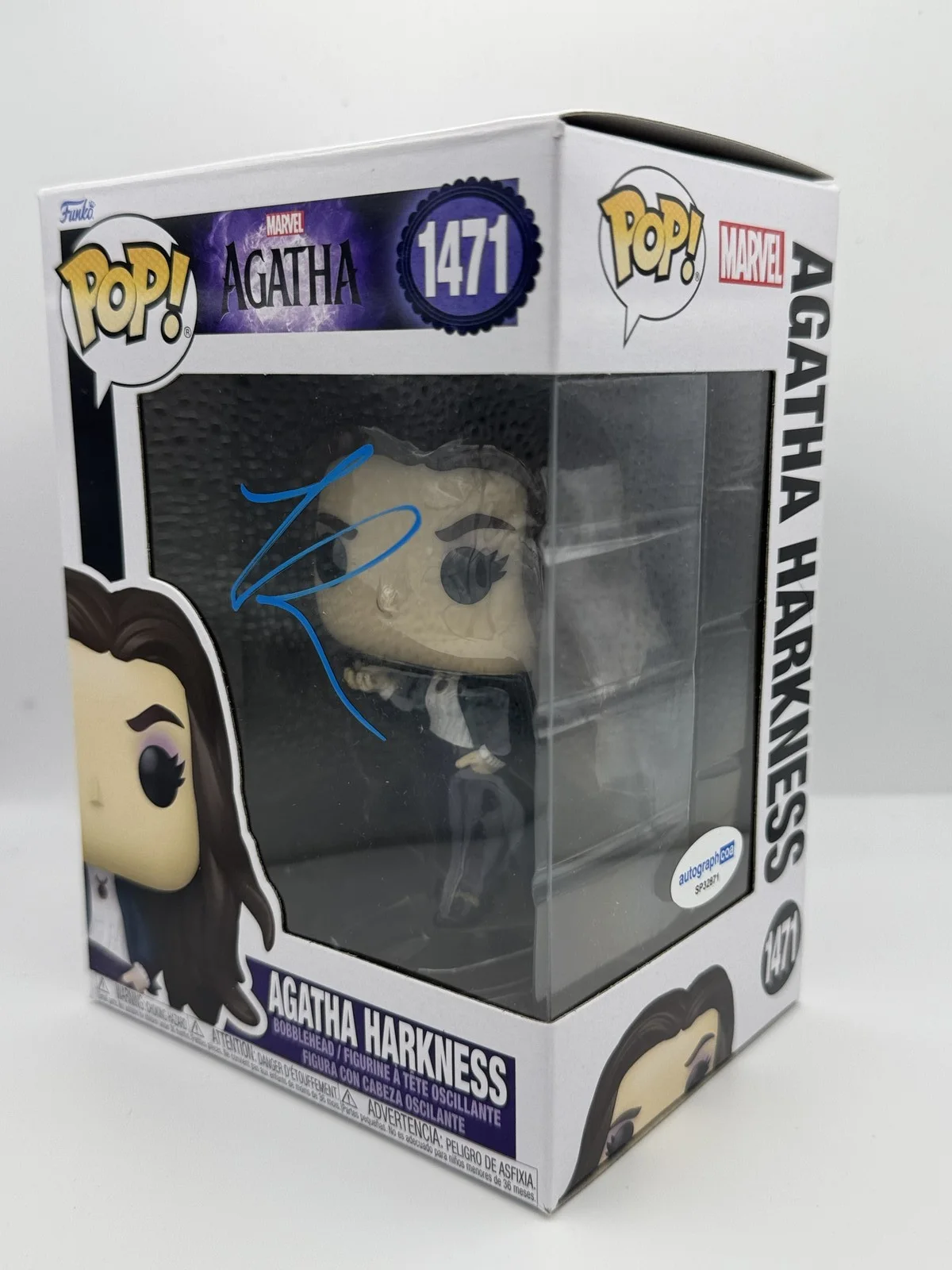 Kathryn Hahn — Kathryn Hahn "Agatha All Along" SIGNED 'Agatha Harkness' 1471 Funko Pop ACOA, изображение 2