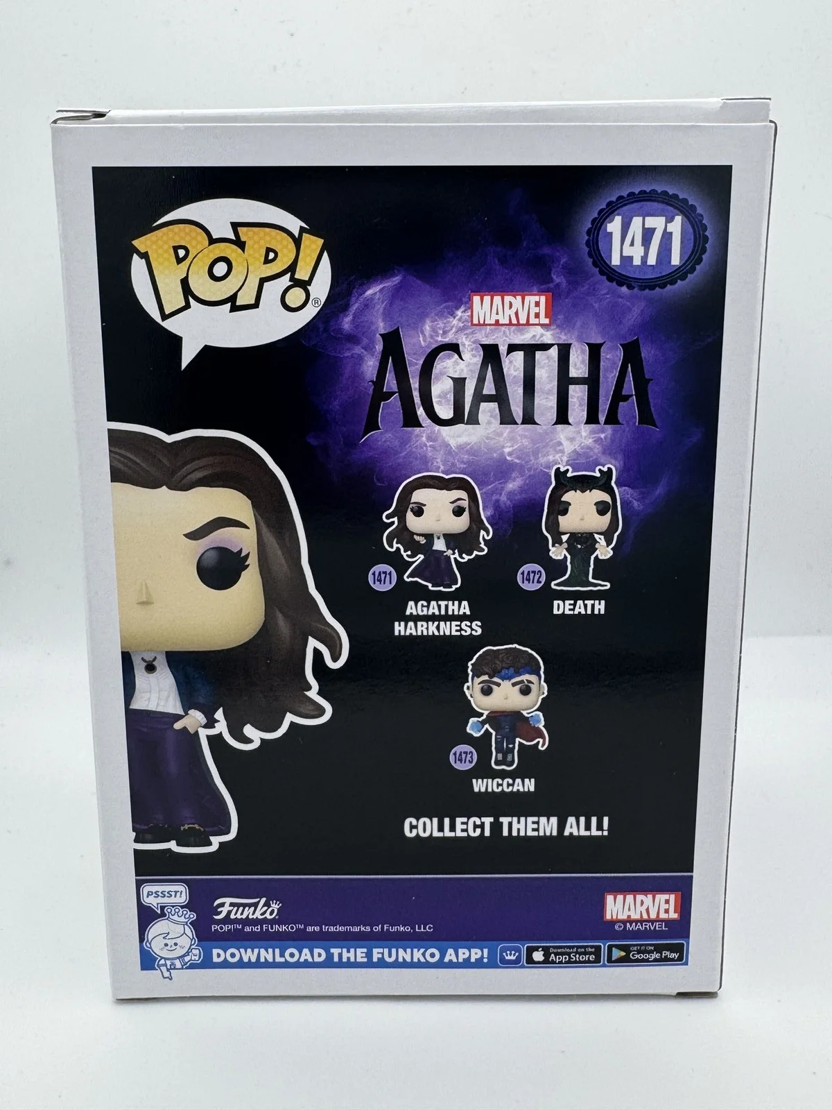 Kathryn Hahn — Kathryn Hahn "Agatha All Along" SIGNED 'Agatha Harkness' 1471 Funko Pop ACOA, изображение 4