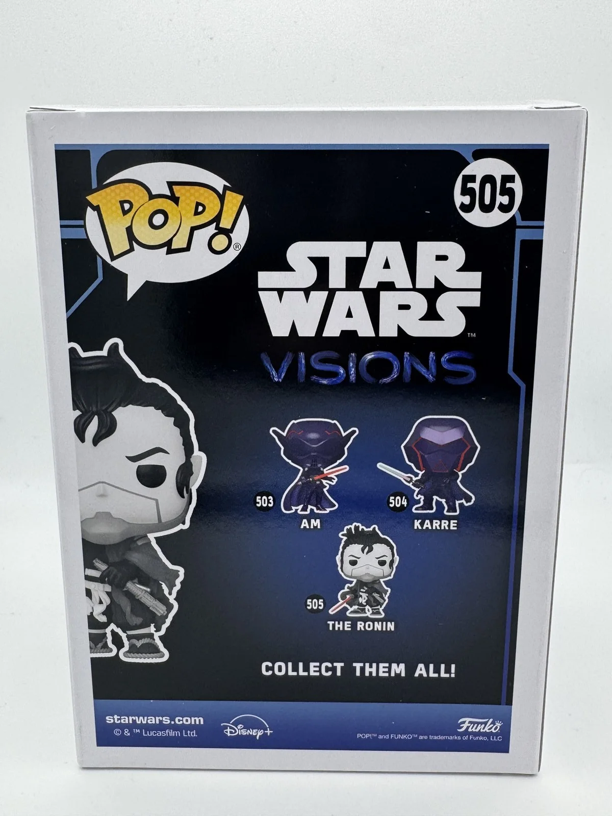 Brian Tee — Brian Tee "Star Wars: Visions" AUTOGRAPH Signed 'The Ronin' 505 Funko Pop ACOA, изображение 4