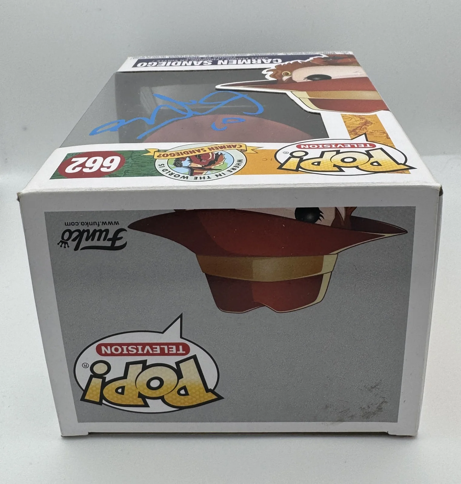 Gina Rodriguez — Gina Rodriguez "Carmen Sandiego" AUTOGRAPH Signed 662 Funko Pop Figure ACOA, image 3