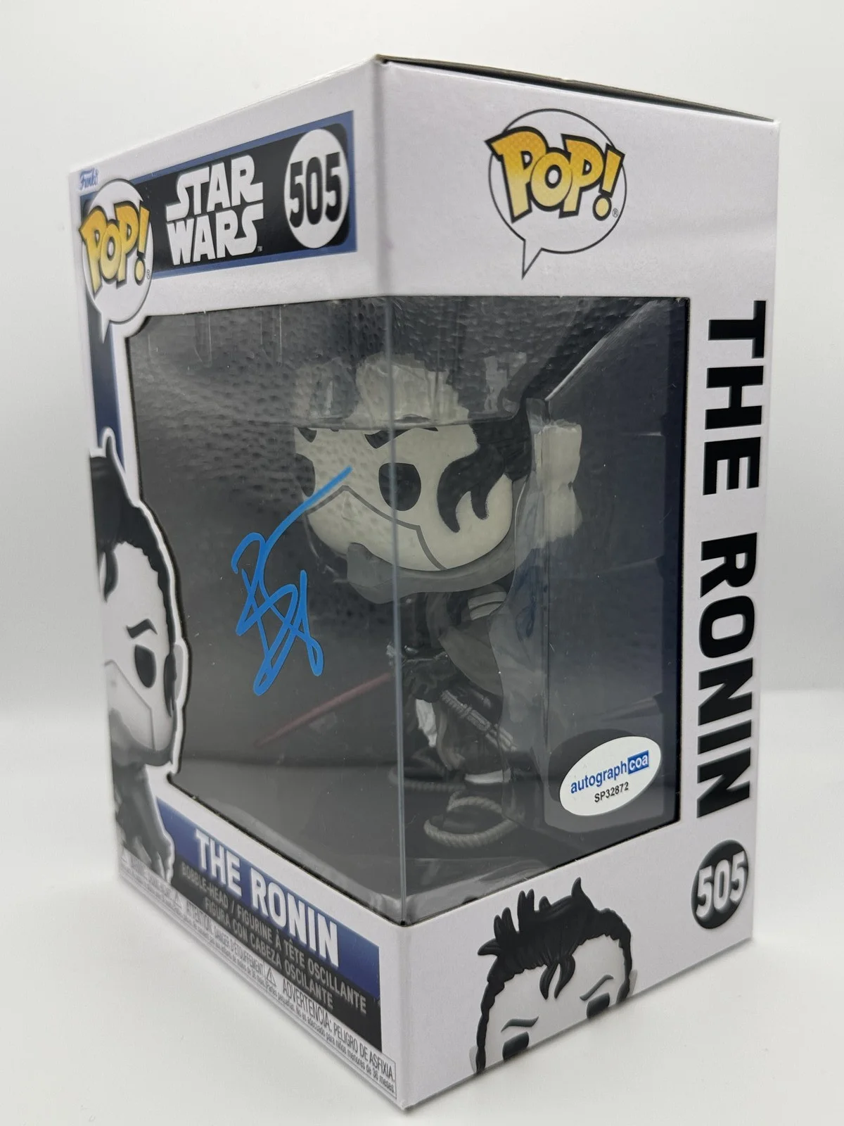 Brian Tee — Brian Tee "Star Wars: Visions" AUTOGRAPH Signed 'The Ronin' 505 Funko Pop B ACOA, image 2