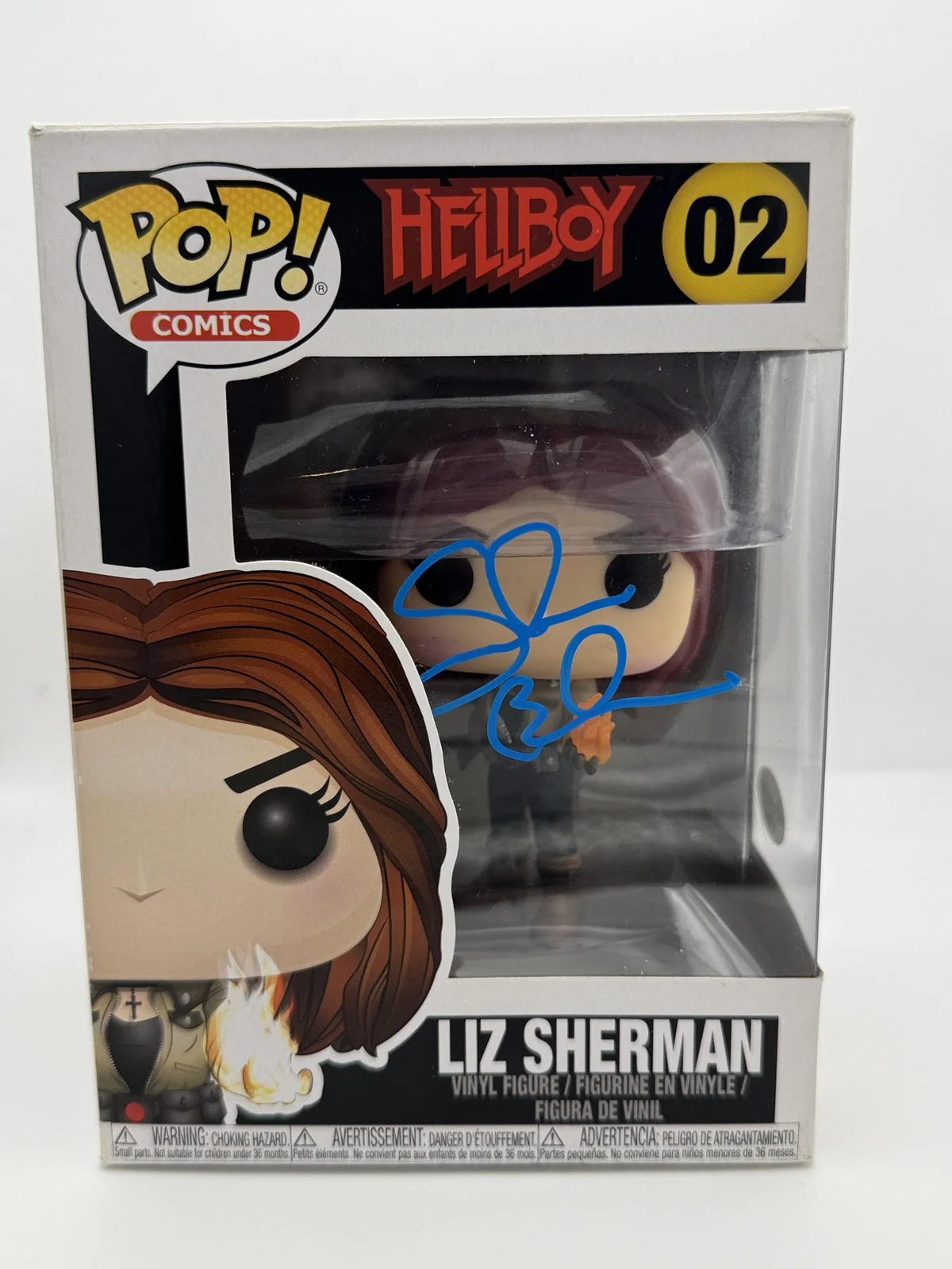 Selma Blair — Selma Blair "Hellboy" AUTOGRAPH Signedd 'Liz Sherman' 02 Funko Pop Figure ACOA, изображение 2