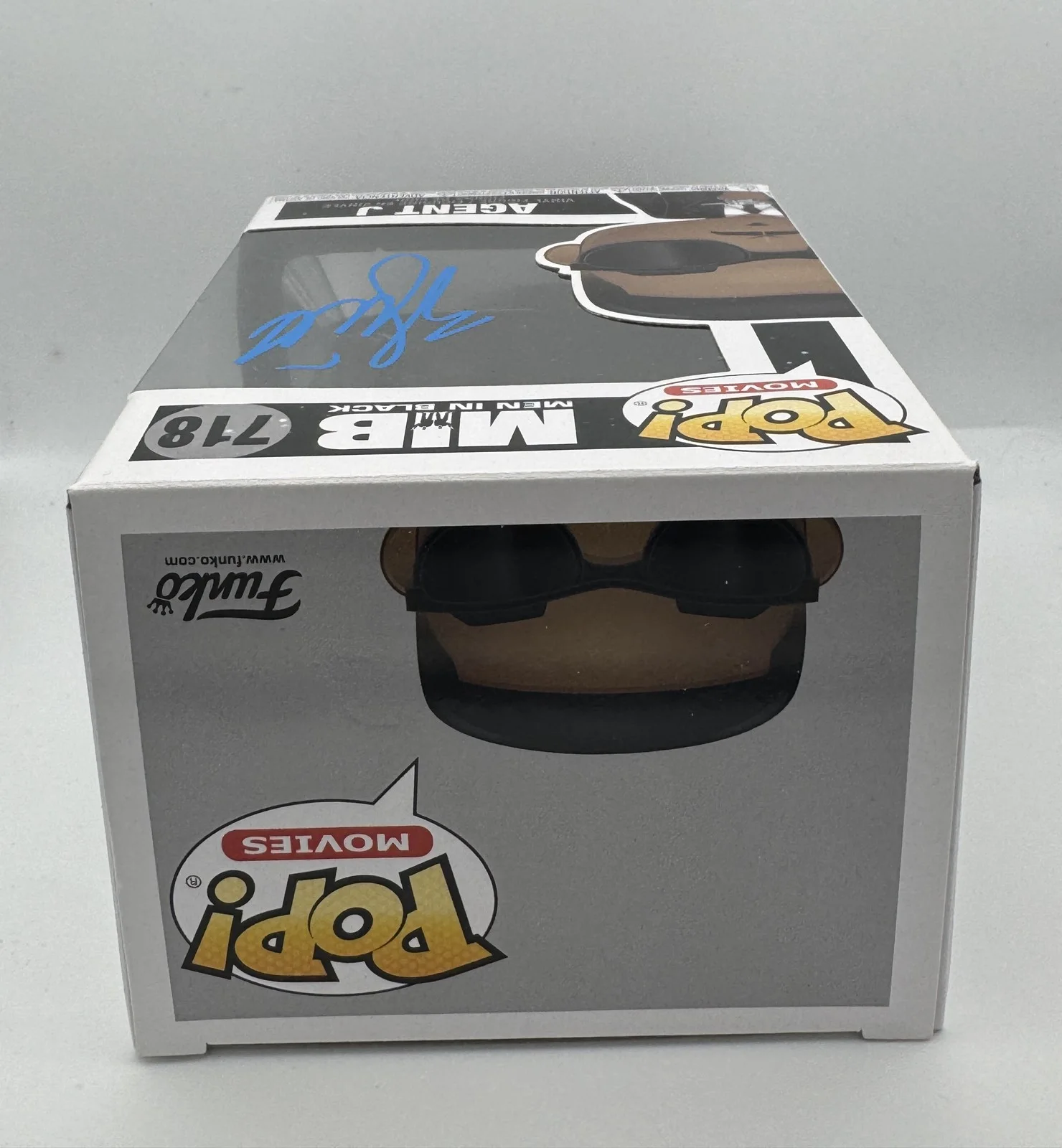 Will Smith — Will Smith "Men in Black" AUTOGRAPH Signed 'Agent J' 718 Funko Pop Figure ACOA, изображение 3