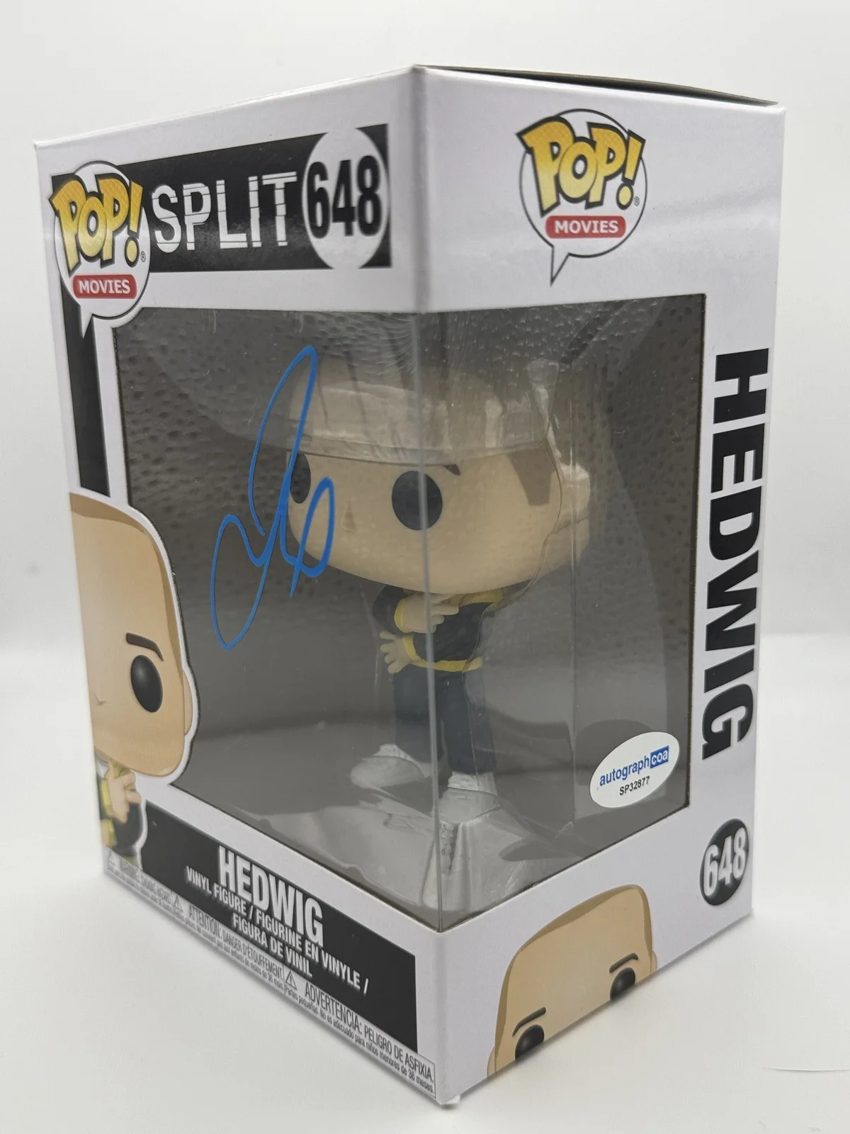 James McAvoy — James McAvoy "Split" AUTOGRAPH Signed 'Hedwig' 648 Funko Pop Vinyl Figure ACOA, image 2