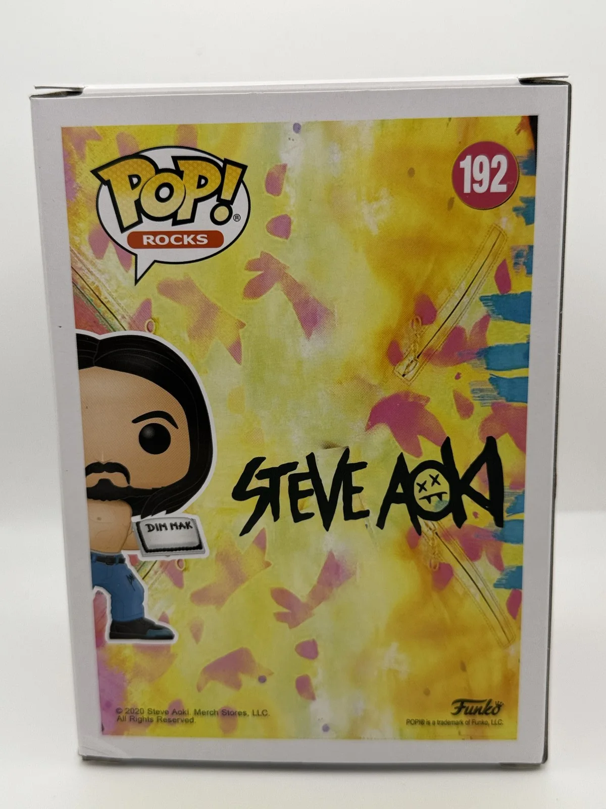 Steve Aoki — Steve Aoki AUTOGRAPH Signed DJ Rocks EDM 192 Funko Pop Vinyl Figure B ACOA, изображение 4