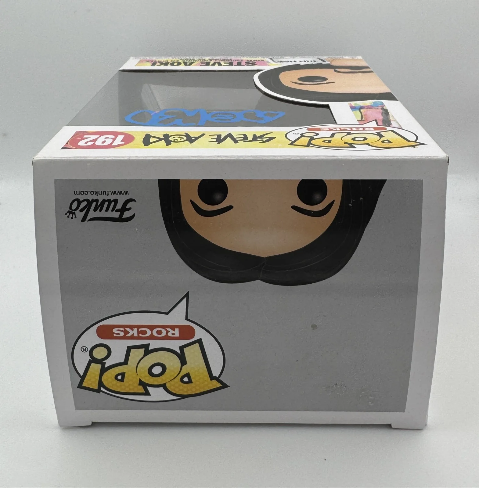 Steve Aoki — Steve Aoki AUTOGRAPH Signed DJ Rocks EDM 192 Funko Pop Vinyl Figure ACOA, изображение 3