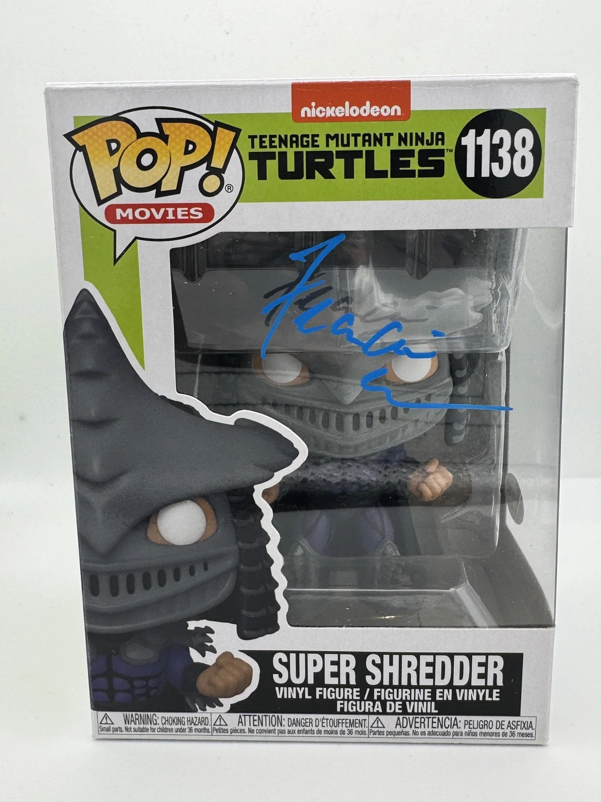 Francois Chau — Francois Chau "Teenage Mutant Ninja Turtles" SIGNED Shredder TMNT Funko Pop B, изображение 2