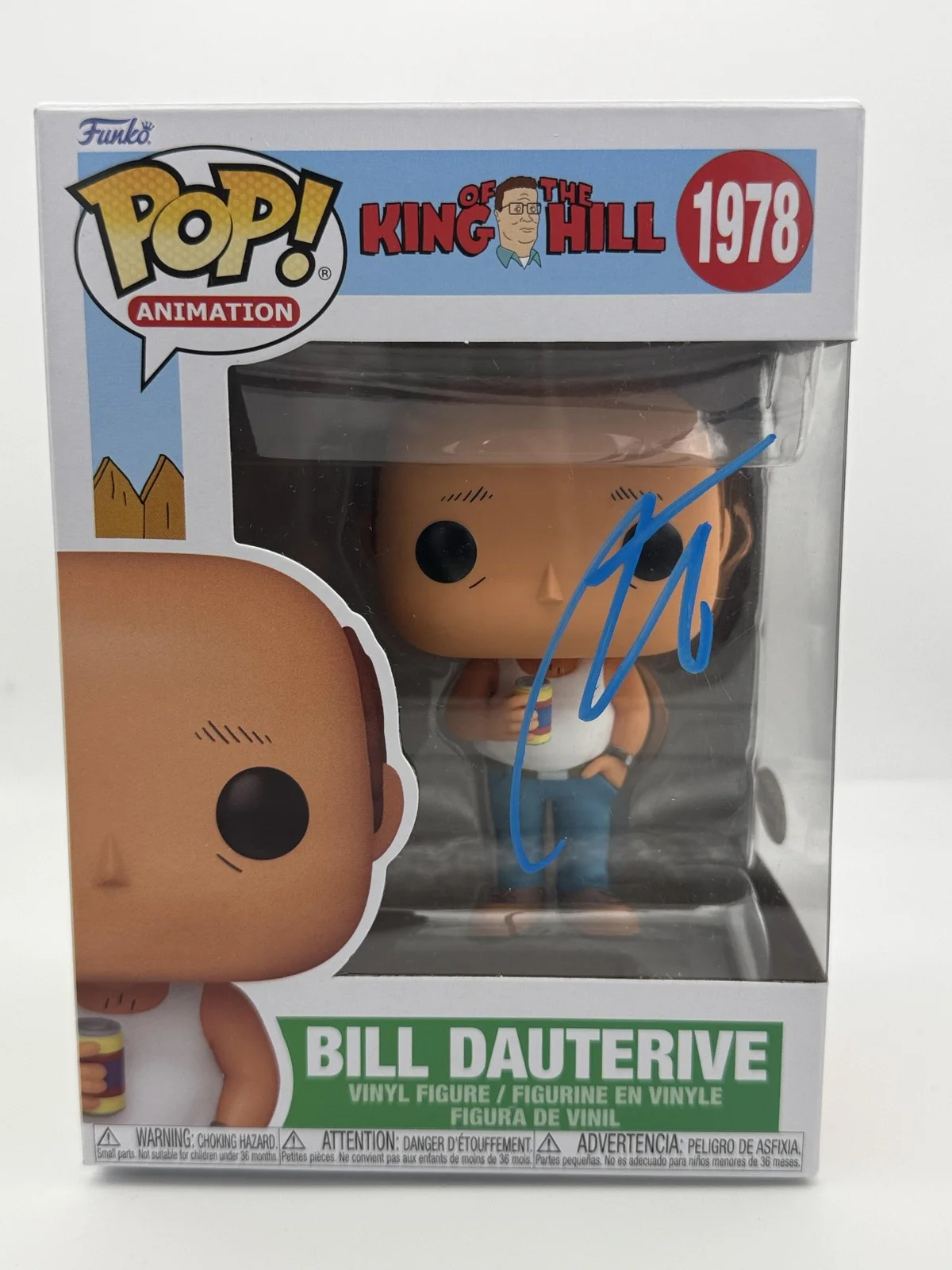 Stephen Root — Stephen Root "King of the Hill" AUTOGRAPH Signed 'Bill Dauterive' 1978 Funko Pop, image 2