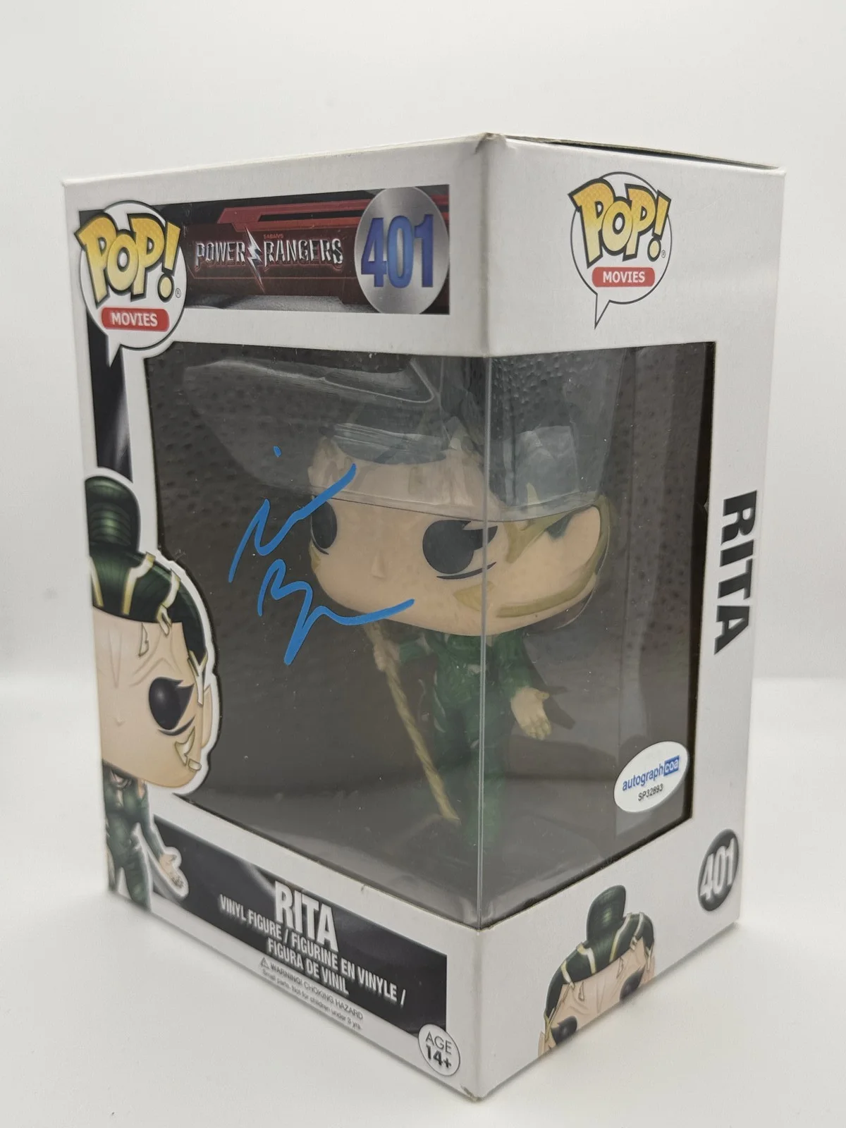 Elizabeth Banks — Elizabeth Banks "Power Rangers" AUTOGRAPH Signed 'Rita' 401 Funko Pop ACOA, image 2