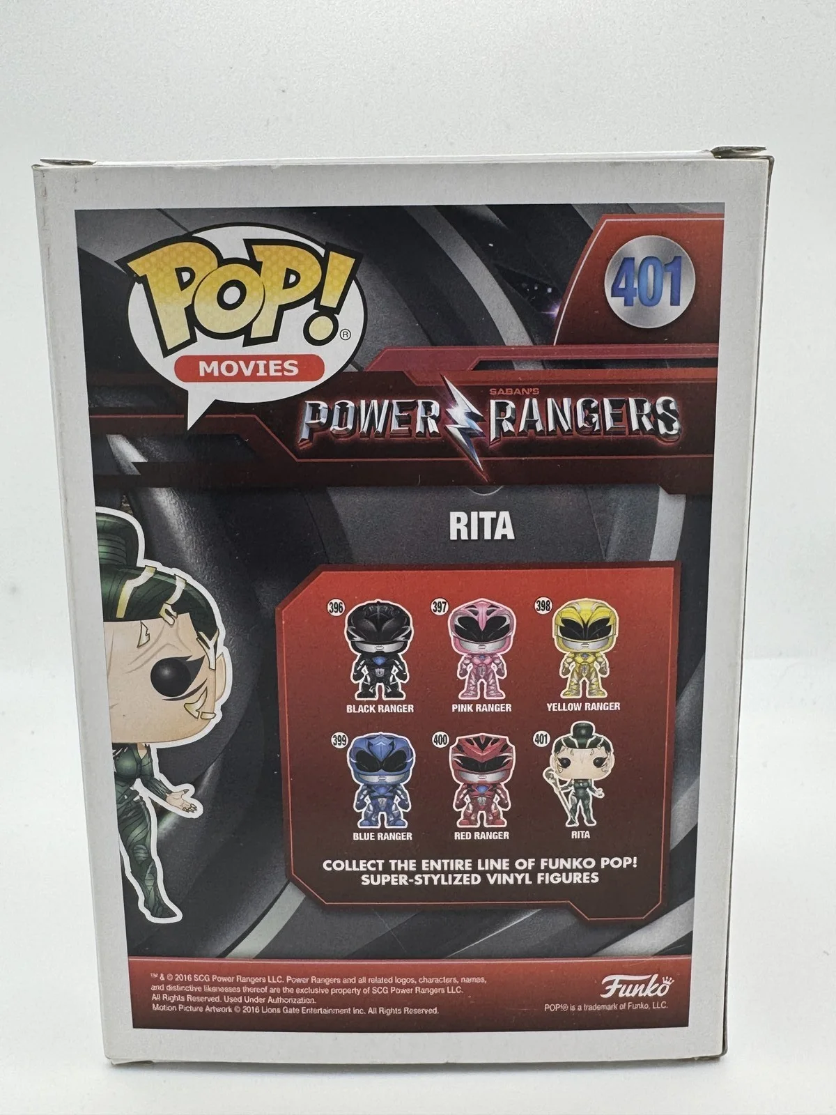 Elizabeth Banks — Elizabeth Banks "Power Rangers" AUTOGRAPH Signed 'Rita' 401 Funko Pop ACOA, image 4