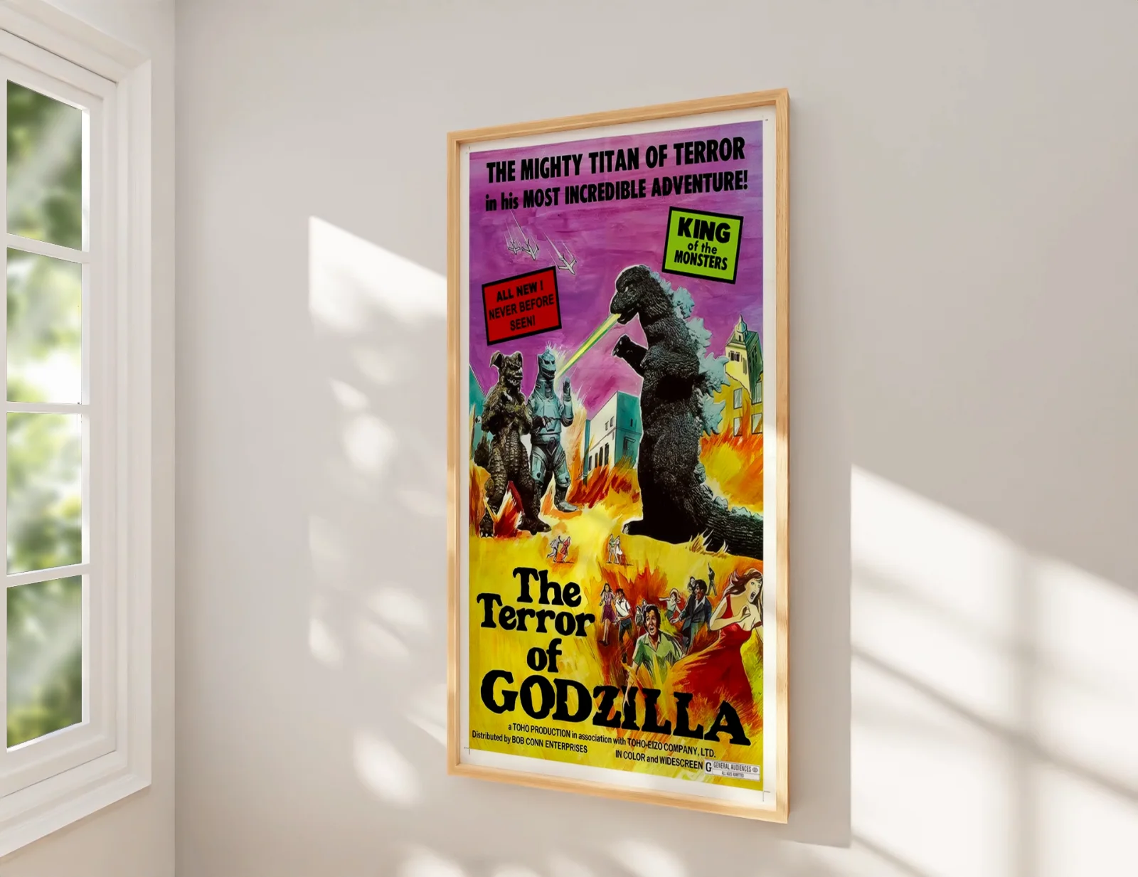 Terror of Mechagodzilla - 1975 Monster Restored 27.2" x 41" US One Sheet Poster, изображение 2