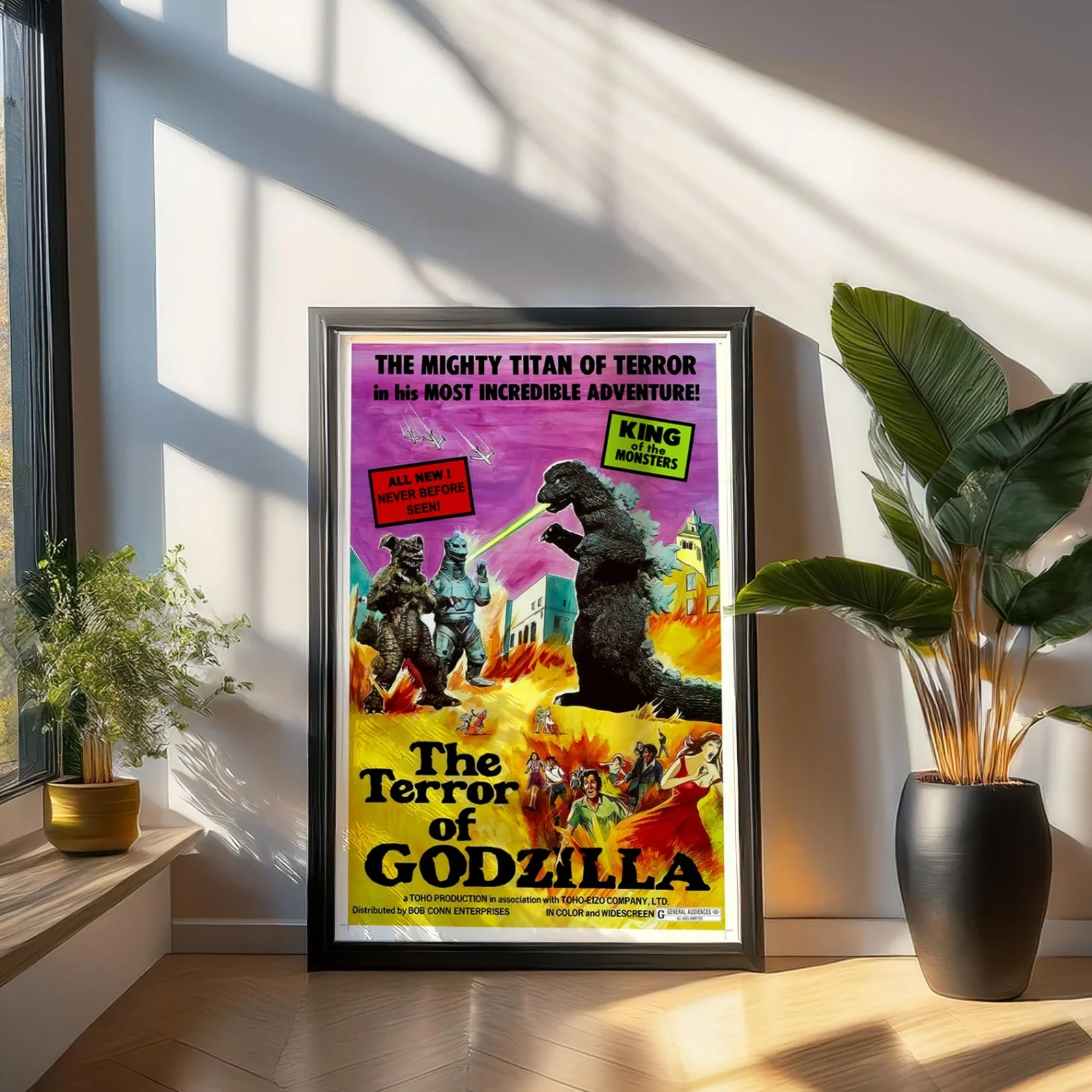 Terror of Mechagodzilla - 1975 Monster Restored 27.2" x 41" US One Sheet Poster, изображение 3