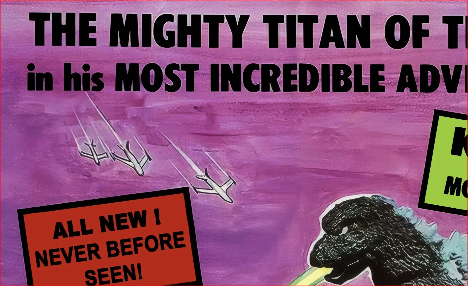 Terror of Mechagodzilla - 1975 Monster Restored 27.2" x 41" US One Sheet Poster, изображение 4