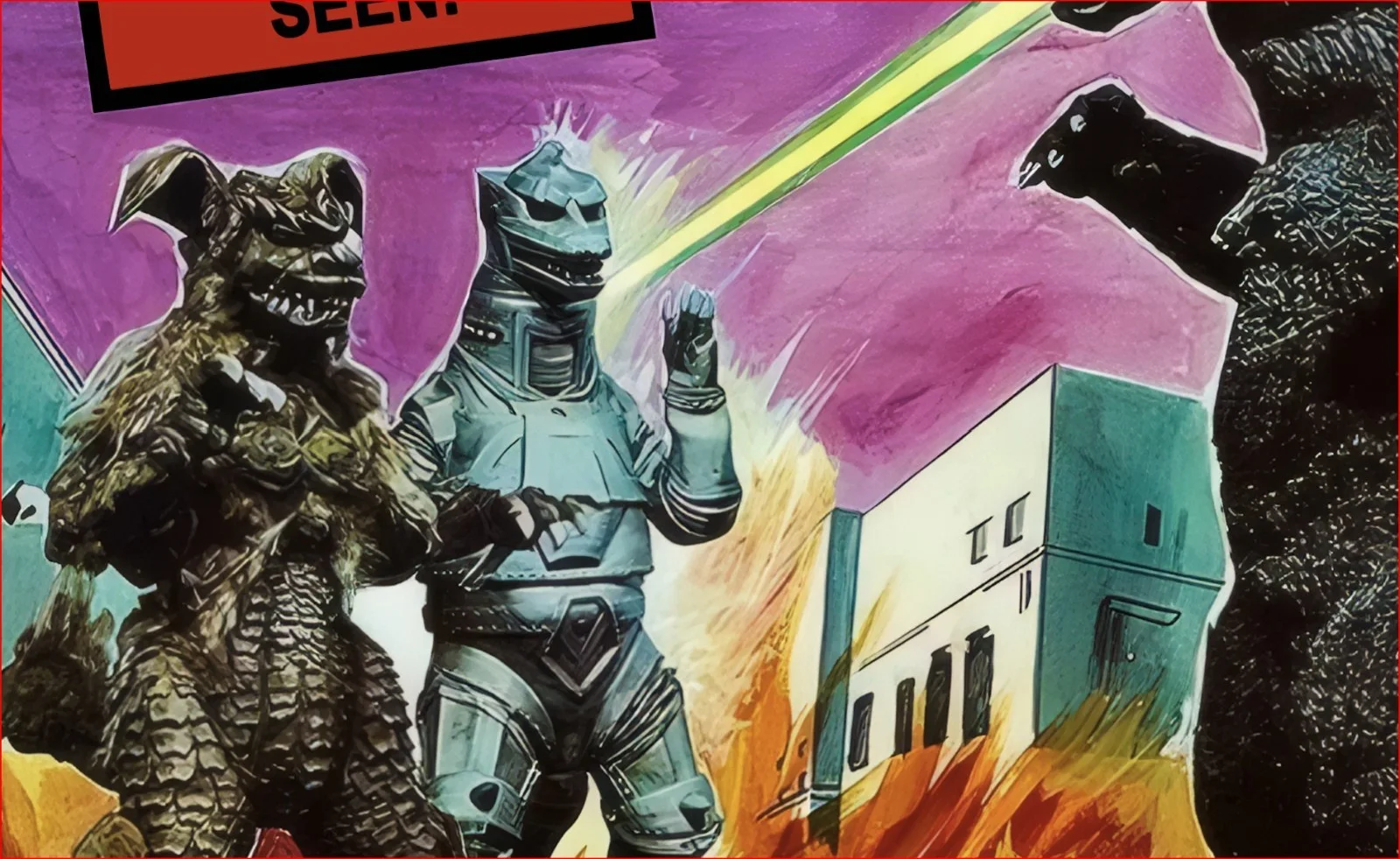 Terror of Mechagodzilla - 1975 Monster Restored 27.2" x 41" US One Sheet Poster, изображение 5
