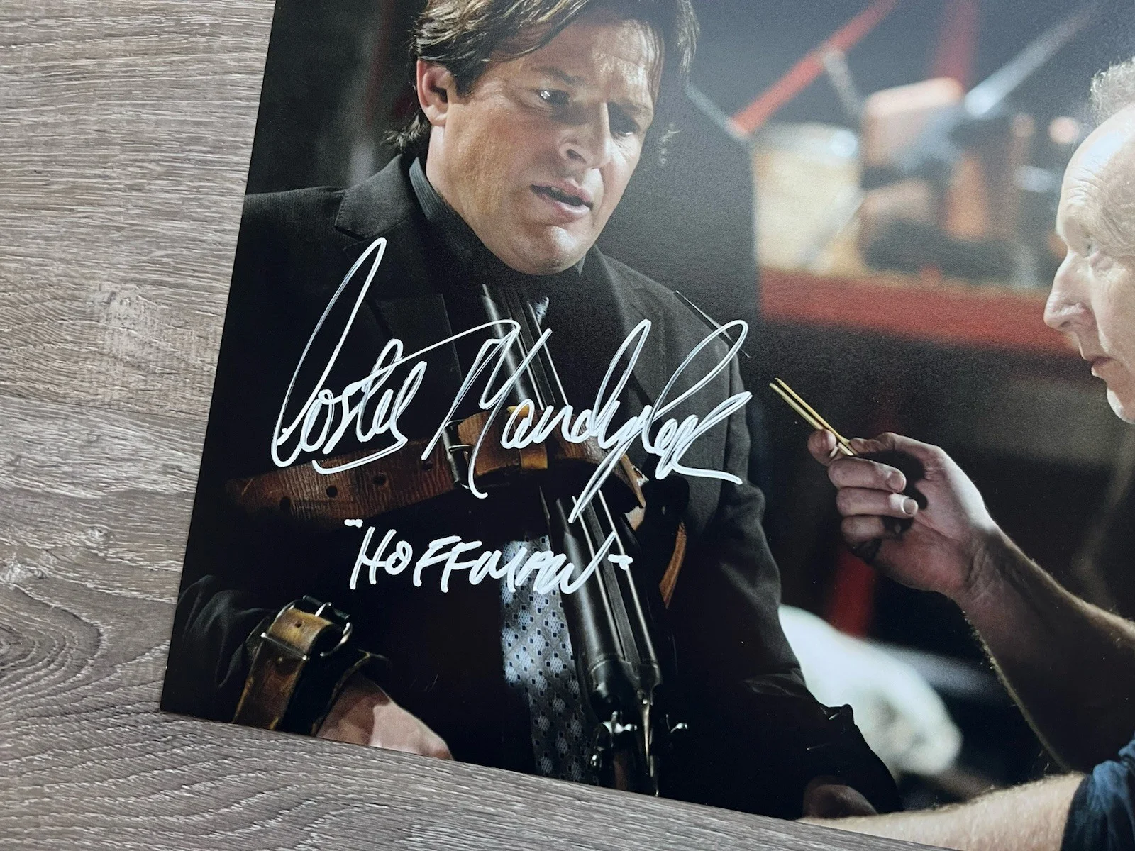 Costas Mandylor — Costas Mandylor Signed Saw 11x14 Photo JSA COA Detective Hoffman Jigsaw Horror, image 5