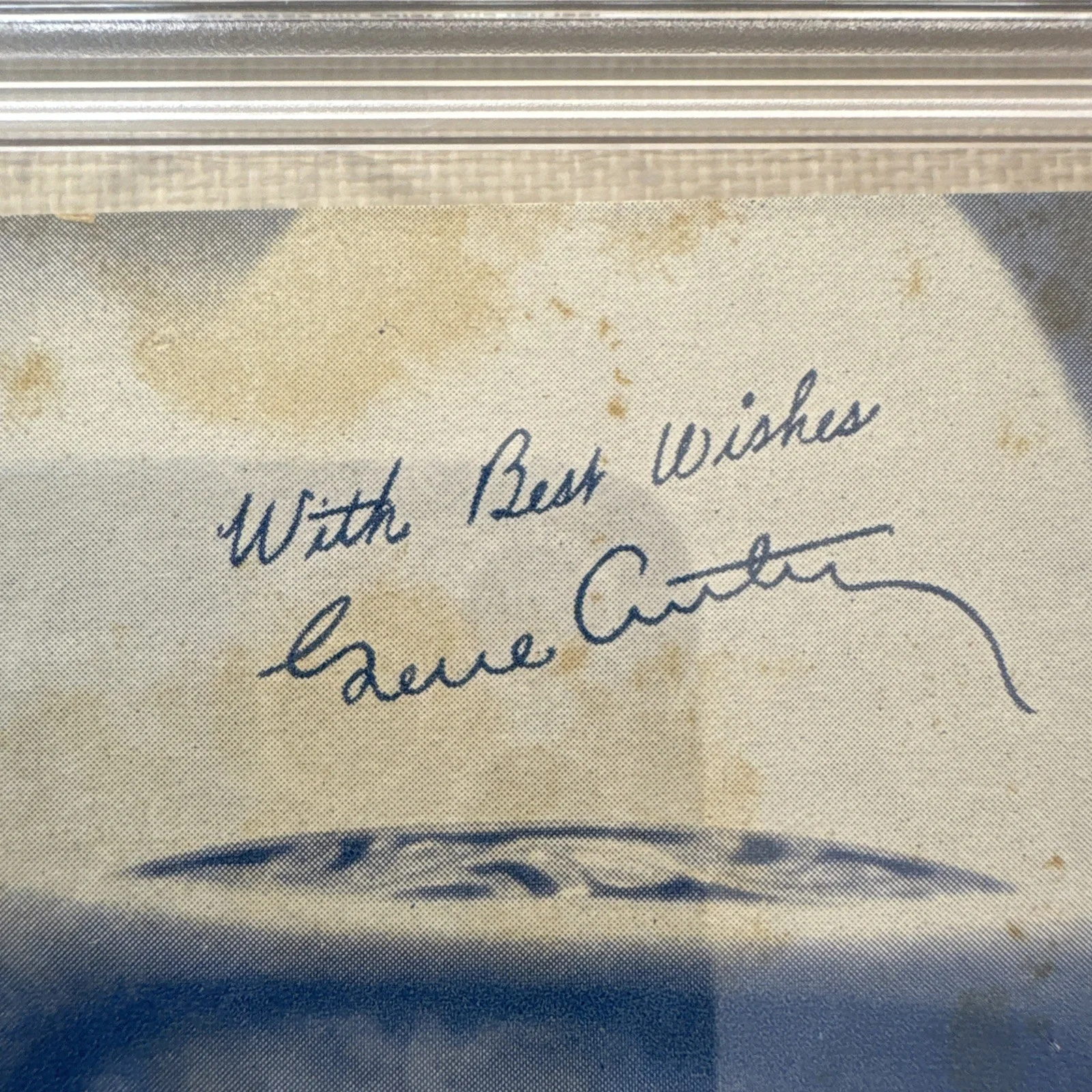 Gene Autry PSA DNA Signed Autograph Photo Postcard, image 2