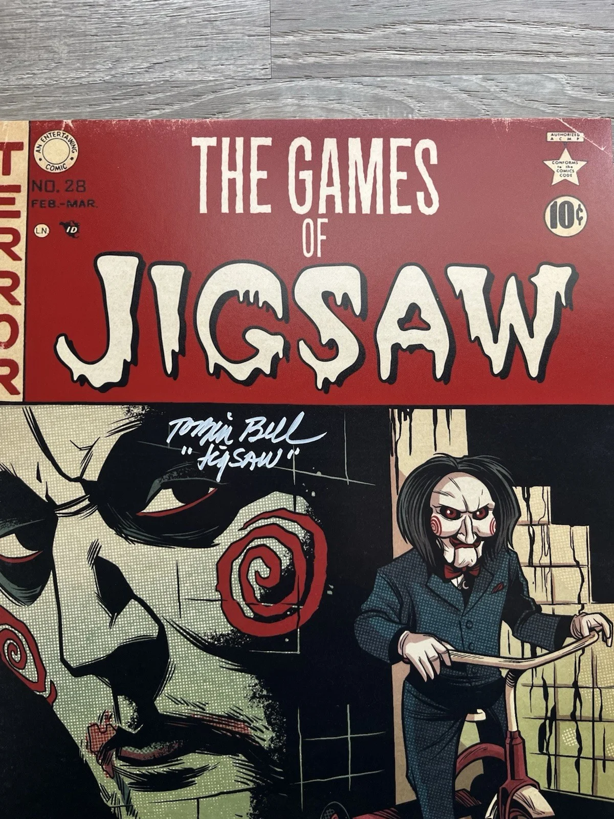 Tobin Bell — Tobin Bell Signed SAW 11x14 Photo DPO COA Jigsaw John Kramer Horror, image 5